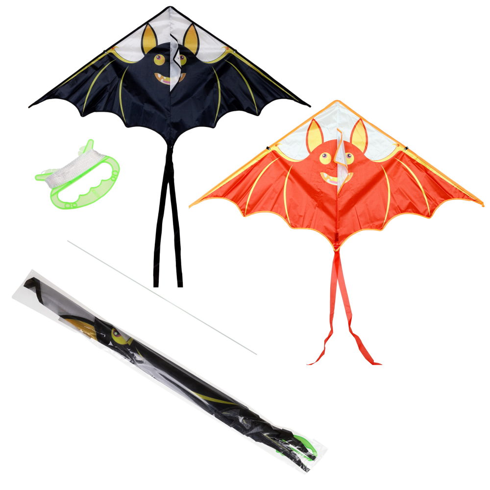 Воздушный змей 1TOY Летучая мышь, в ассортименте, 140х68х200 см