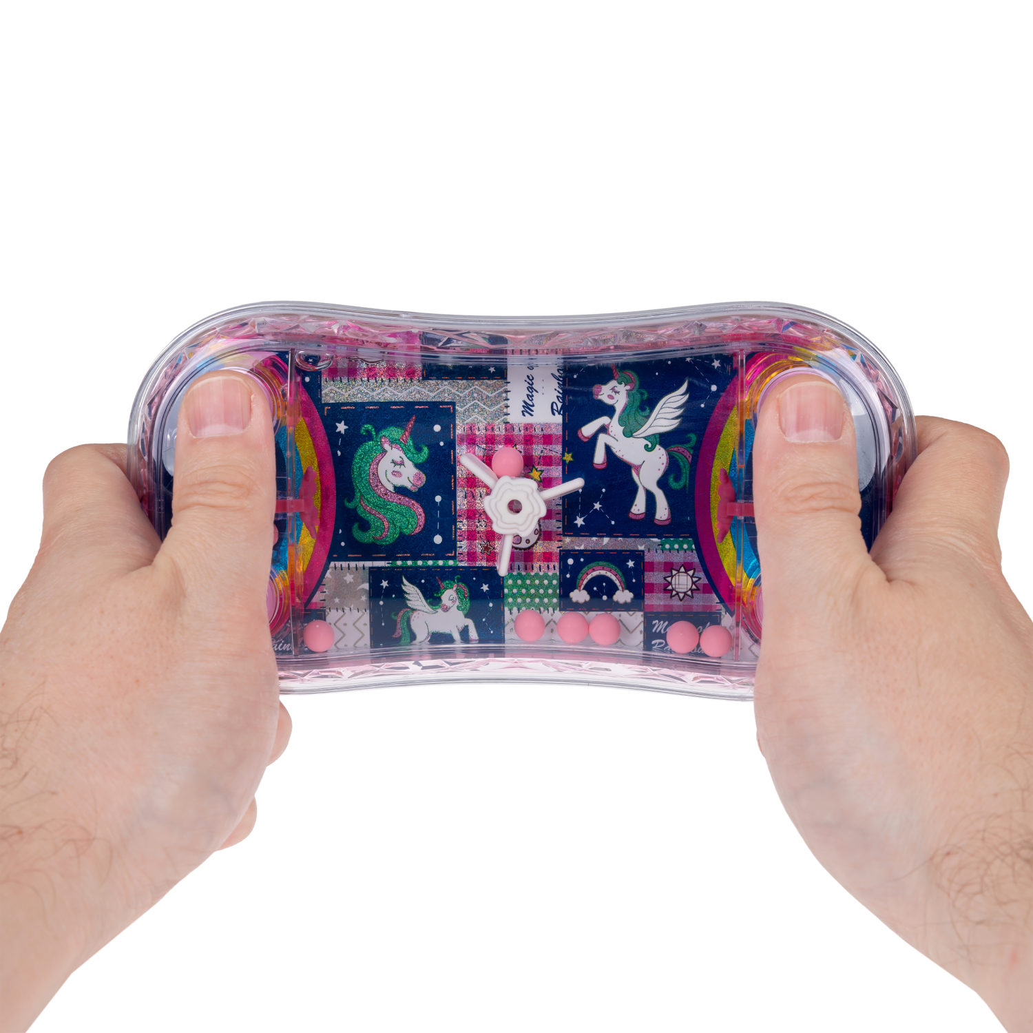 1TOY Игра с водой Забрось мячики  Единороги, 3 вида в ассортименте