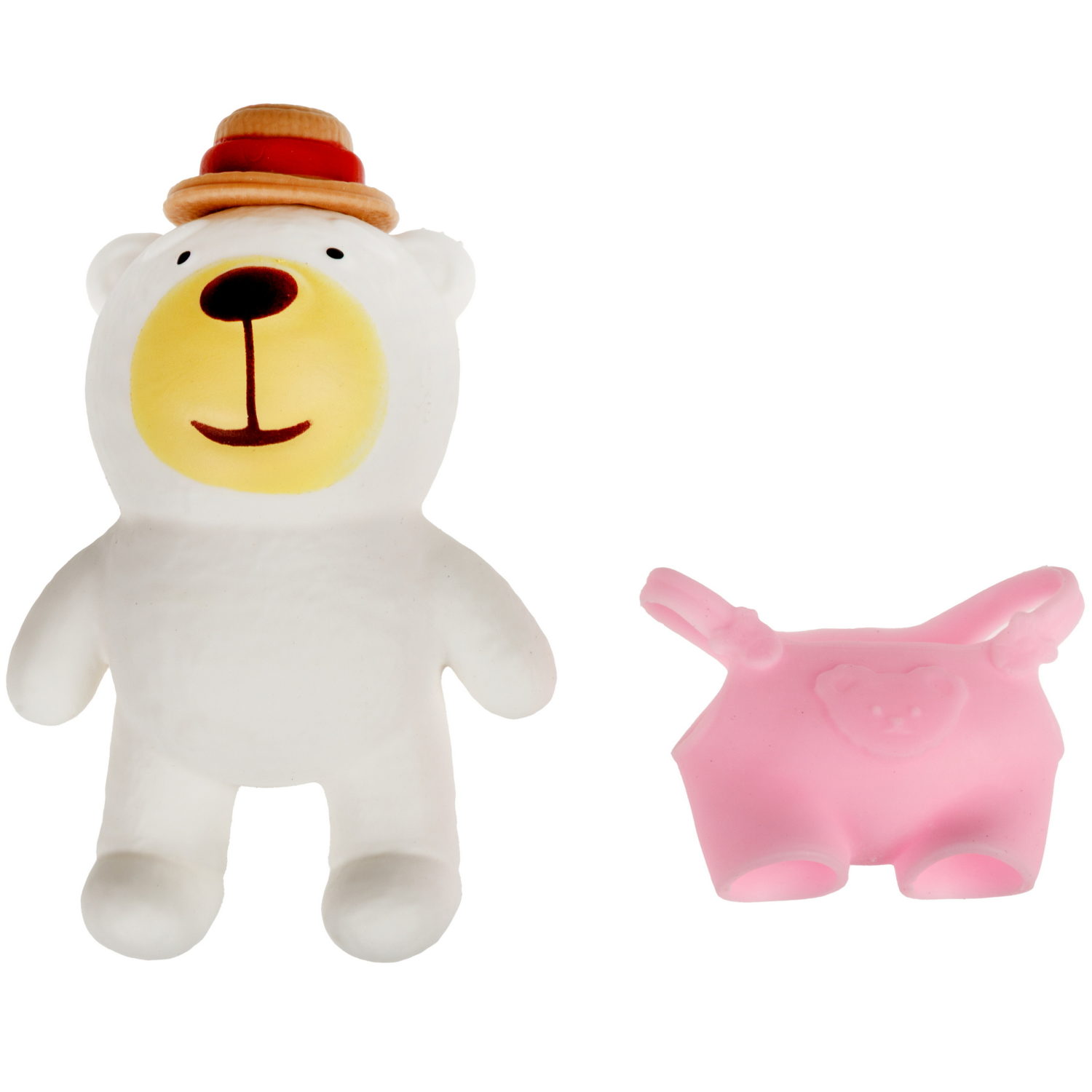 Антистресс-игрушка 1TOY Крутой замес медведь в костюме, 15х11 см