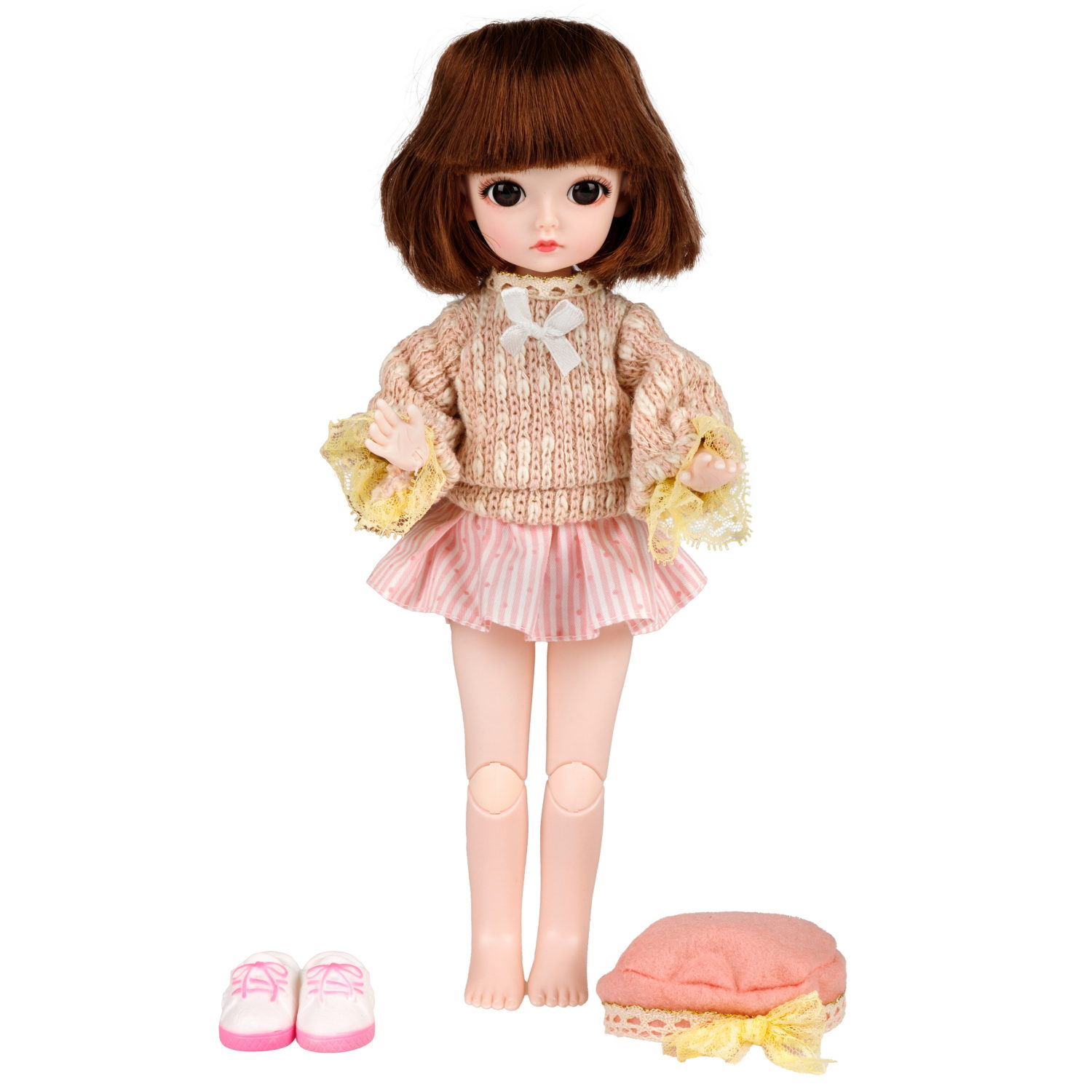 Alisa Kawaii кукла 30,5 см, с короткими темными волосами