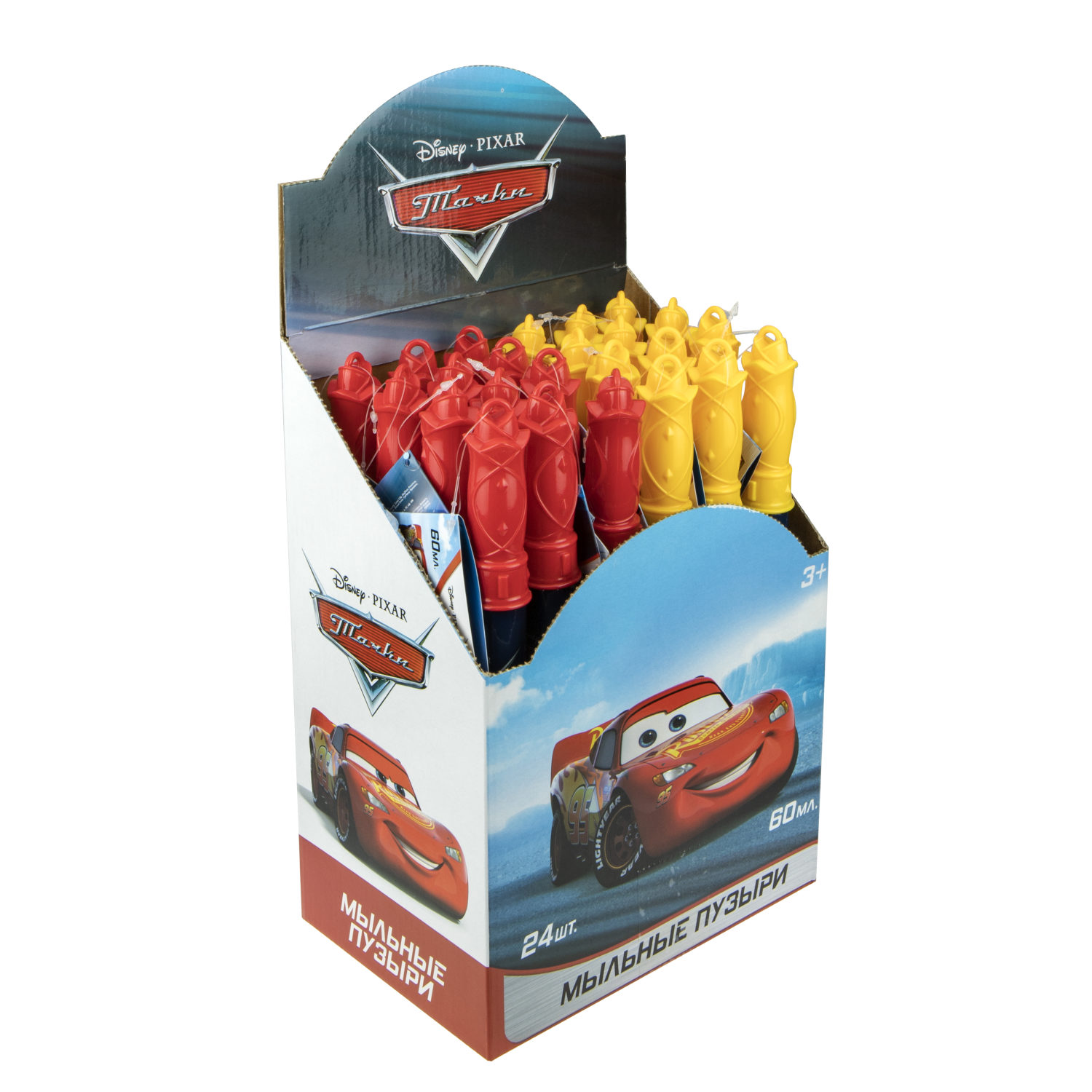 Мыльные пузыри 1TOY "Тачки" (60мл.)