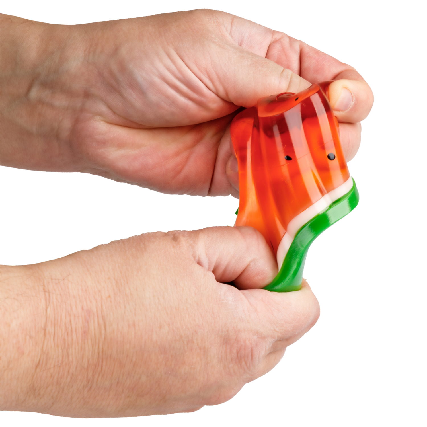 Игрушка-антистресс 1TOY Крутой замес Няшка-вкусняшка арбузный десерт, 7,5х7,5х5см