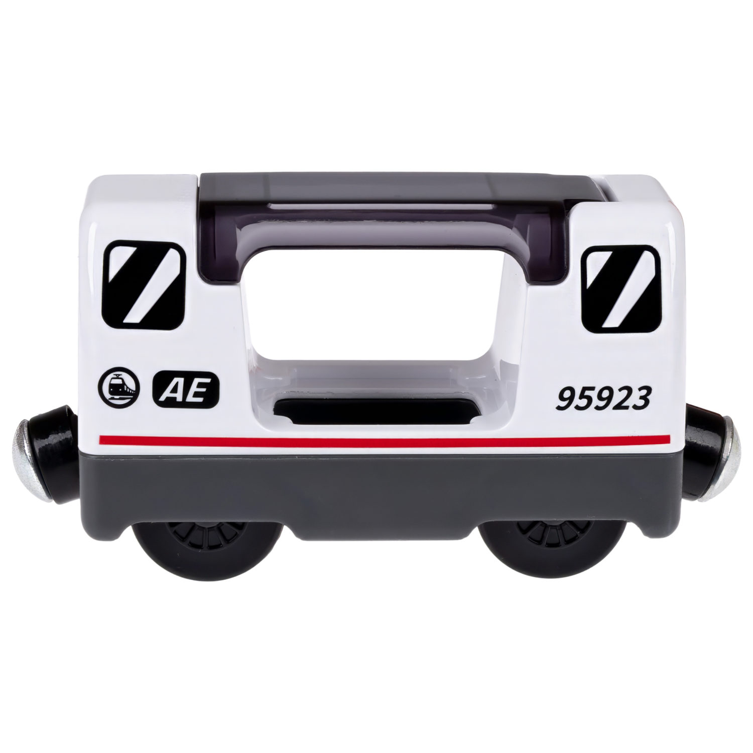 Деревянная железная дорога 1TOY GOODOK с электропоездом, 39 элементов