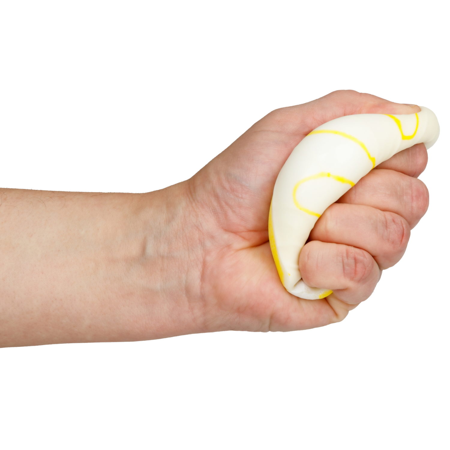 Игрушка-антистресс 1TOY Крутой замес Залиплющ, Макарошка, 8*7,5*2,5 см