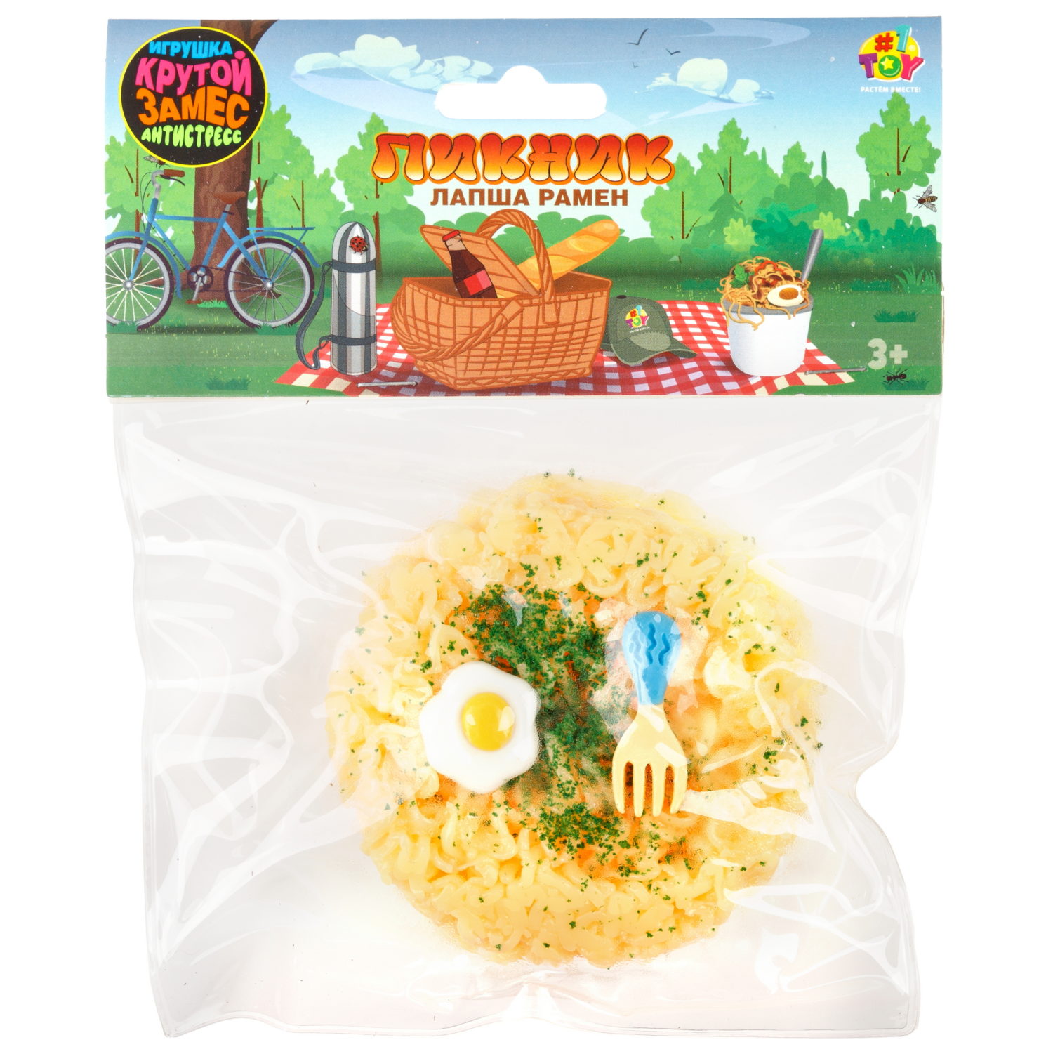 Таба сквиш 1TOY Крутой замес антистресс-игрушка для рук, 2 вида в ассортименте