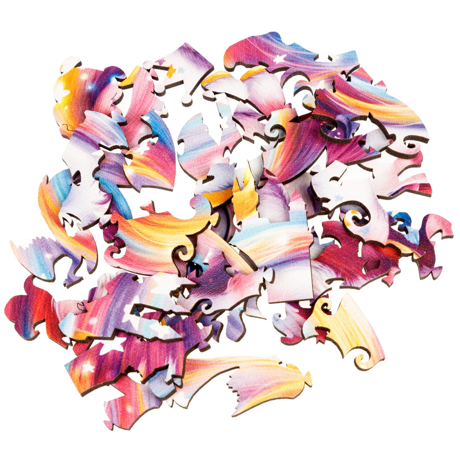 Деревянные пазлы Collection Animals Единорог Карамелька, 50 деталей