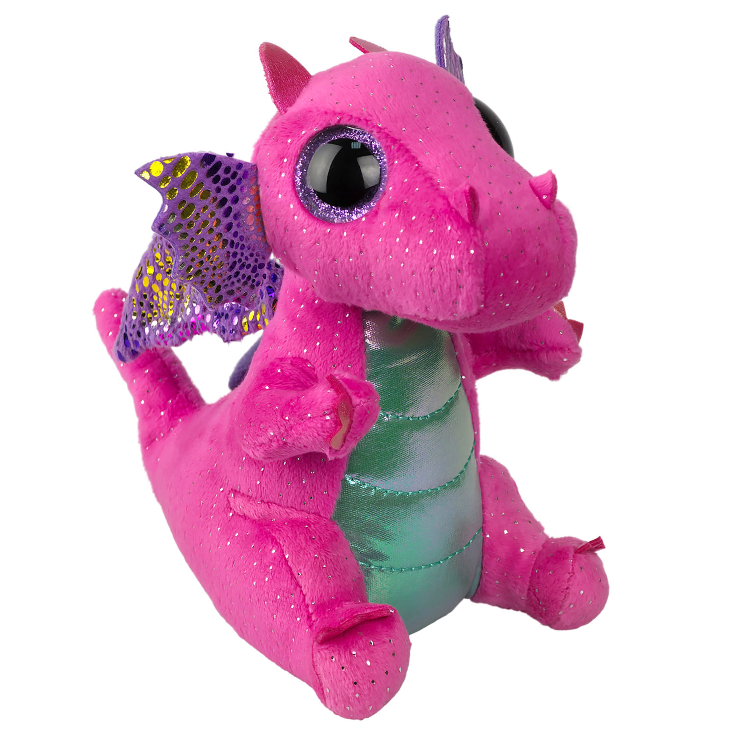 Мягкая игрушка TY Beanie Boo's розовый дракончик Spitfire, 15 см
