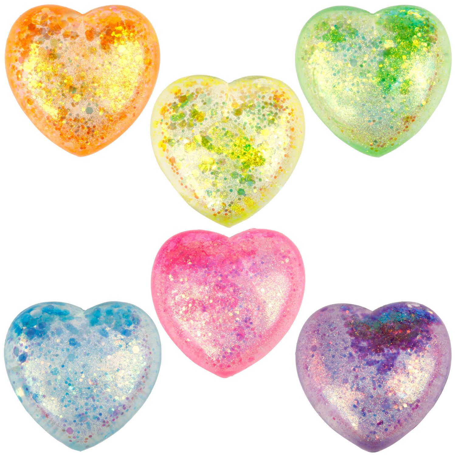 Антистресс-игрушка 1TOY Крутой замес Супергель сердечко, 6х5,5х3 см