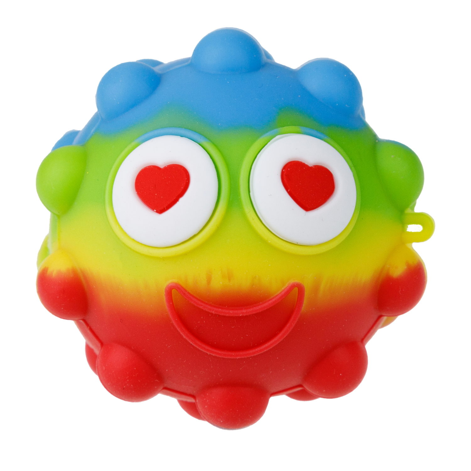 1toy Жмяка Hit Pop It "Смайлик" 7 см, 6 видов, 12 шт. в д/б