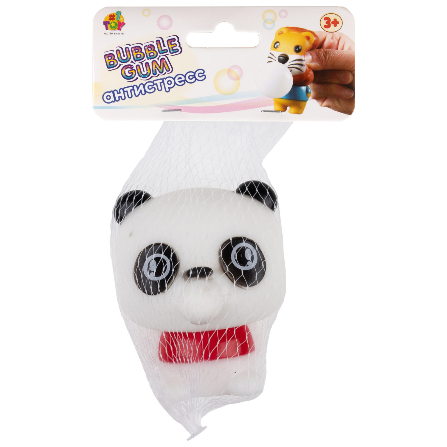 1TOY Bubble Gum-антистресс "Животные" 7,5х6х6 см, 12 видов в ассортименте