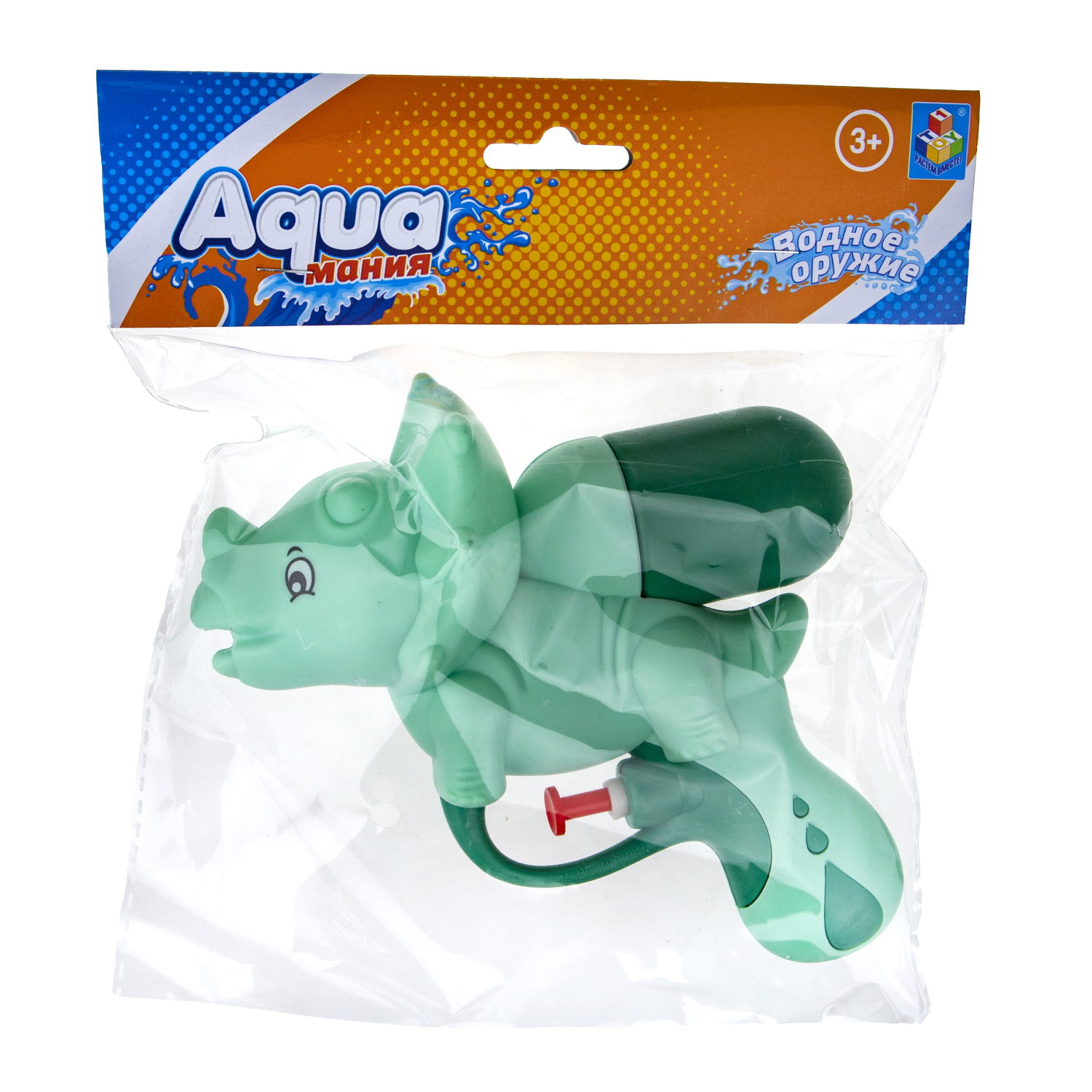 1TOY Аквамания водное оружие динозавр, 13*16 см