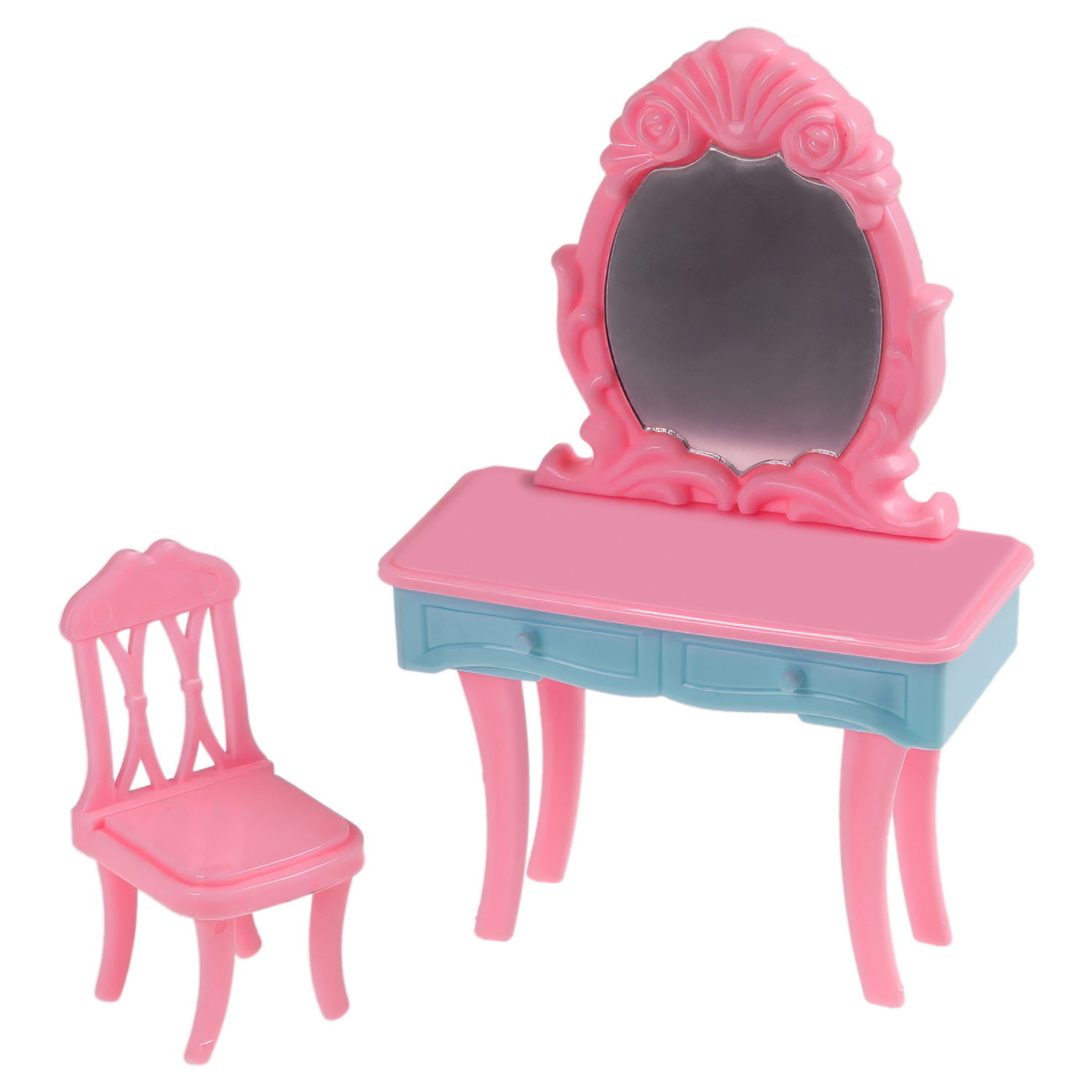 Alisa Kawaii mini, набор, кукла 15,2 см, с туалетным столиком