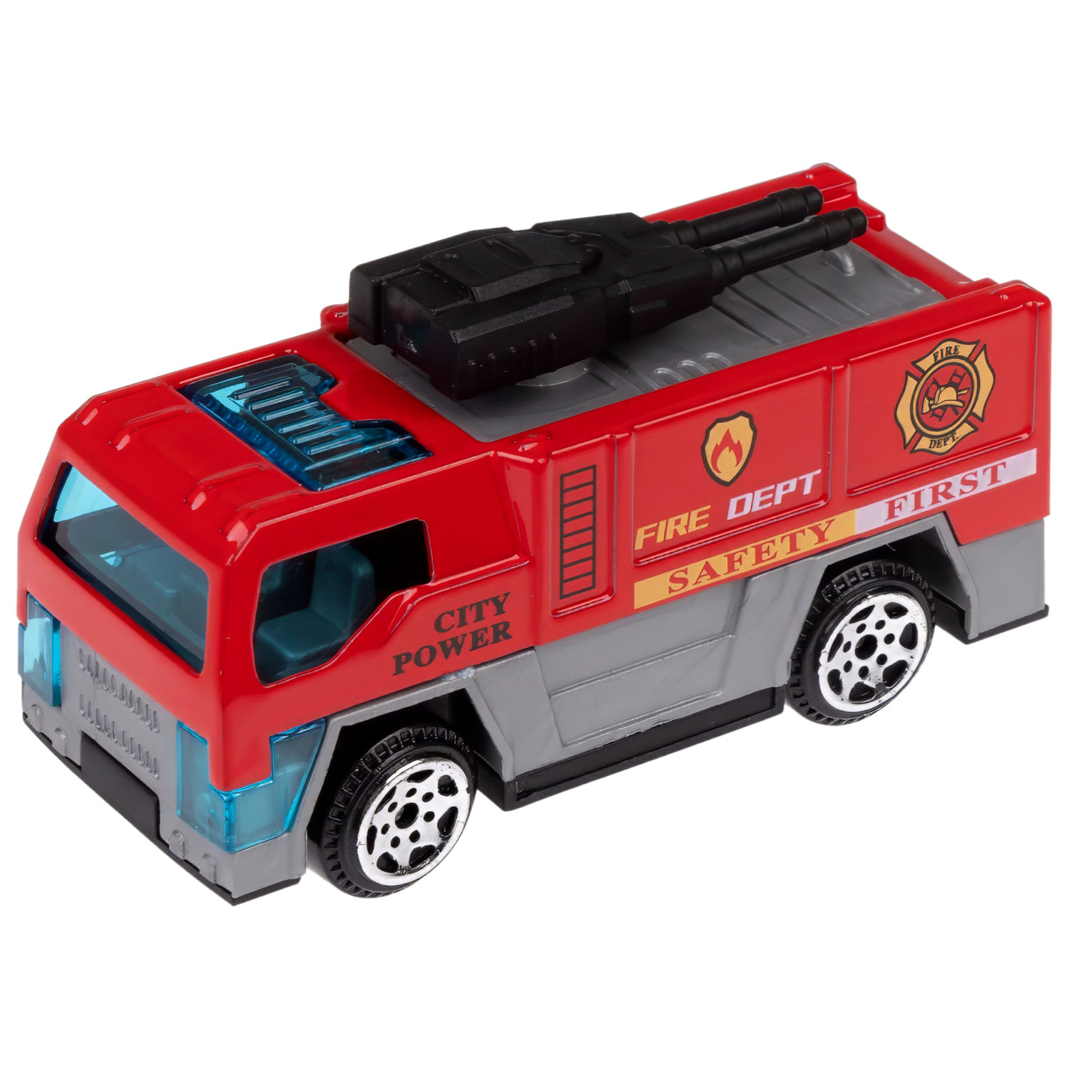 1toy Экстренные службы металлическая машинка 1:64 блистер, в асс. 12 шт.