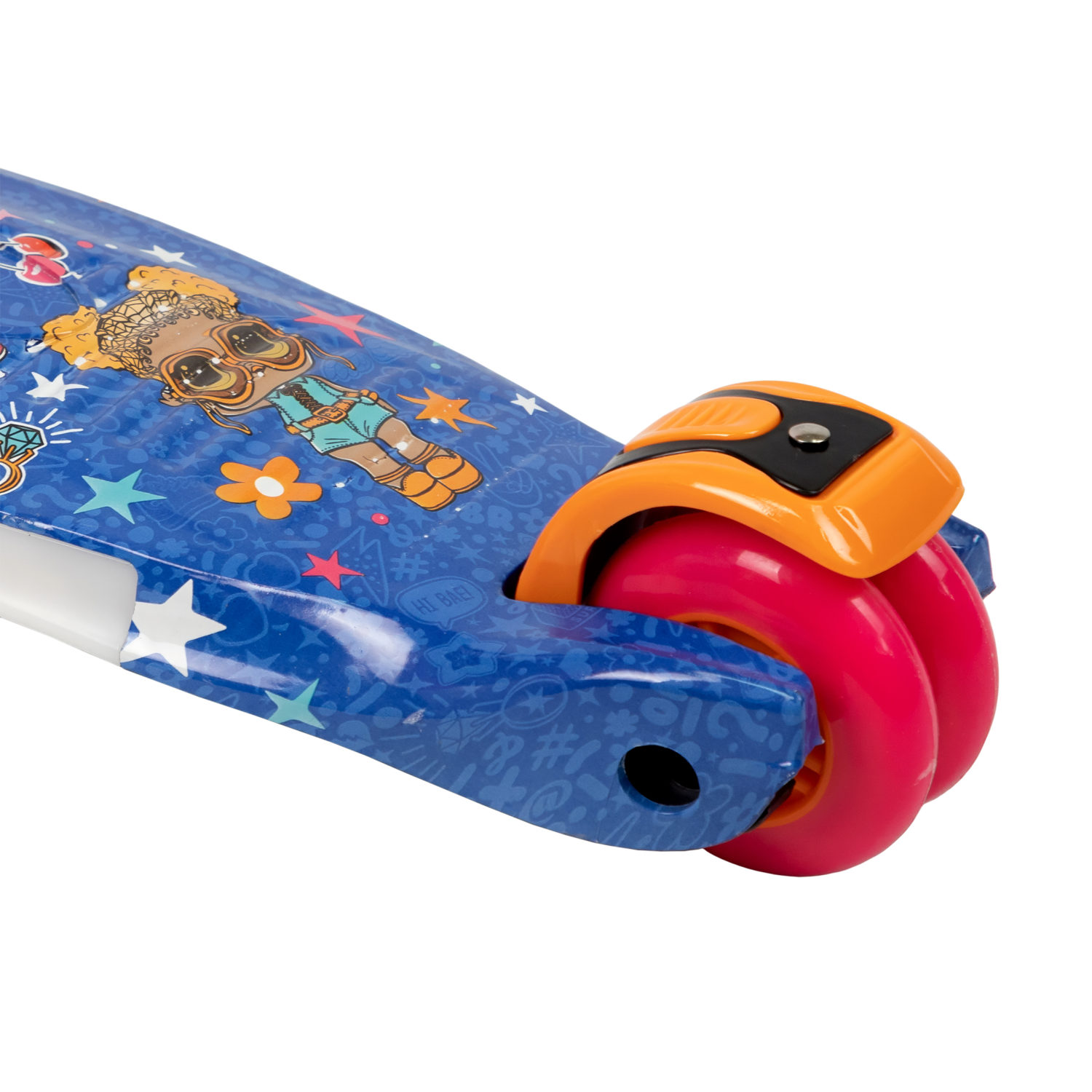 Кикборд "LOL",  светящиеся колёса.