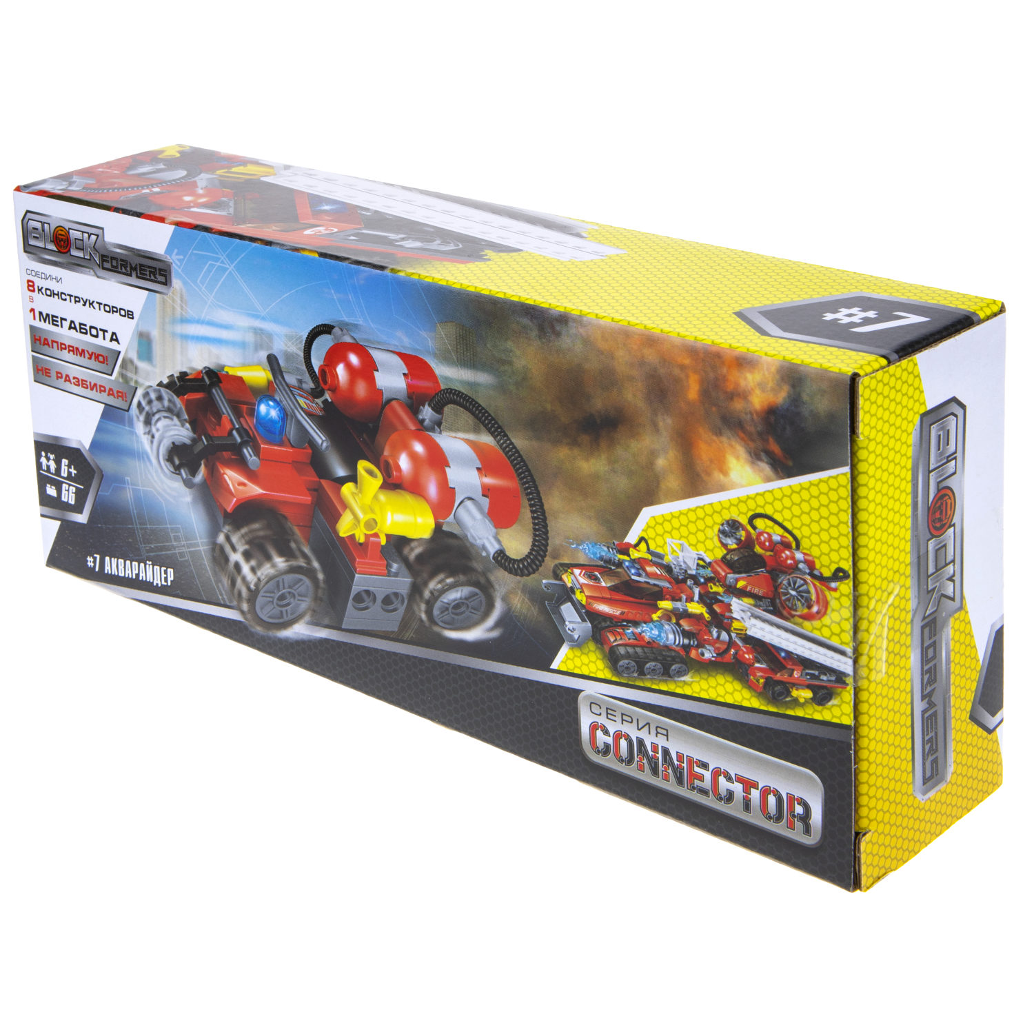 Конструктор  Трансформер BLOCKFORMERS конструктор "Трансфайертрак" Cерия CONNECTOR, 8 видов на выбор