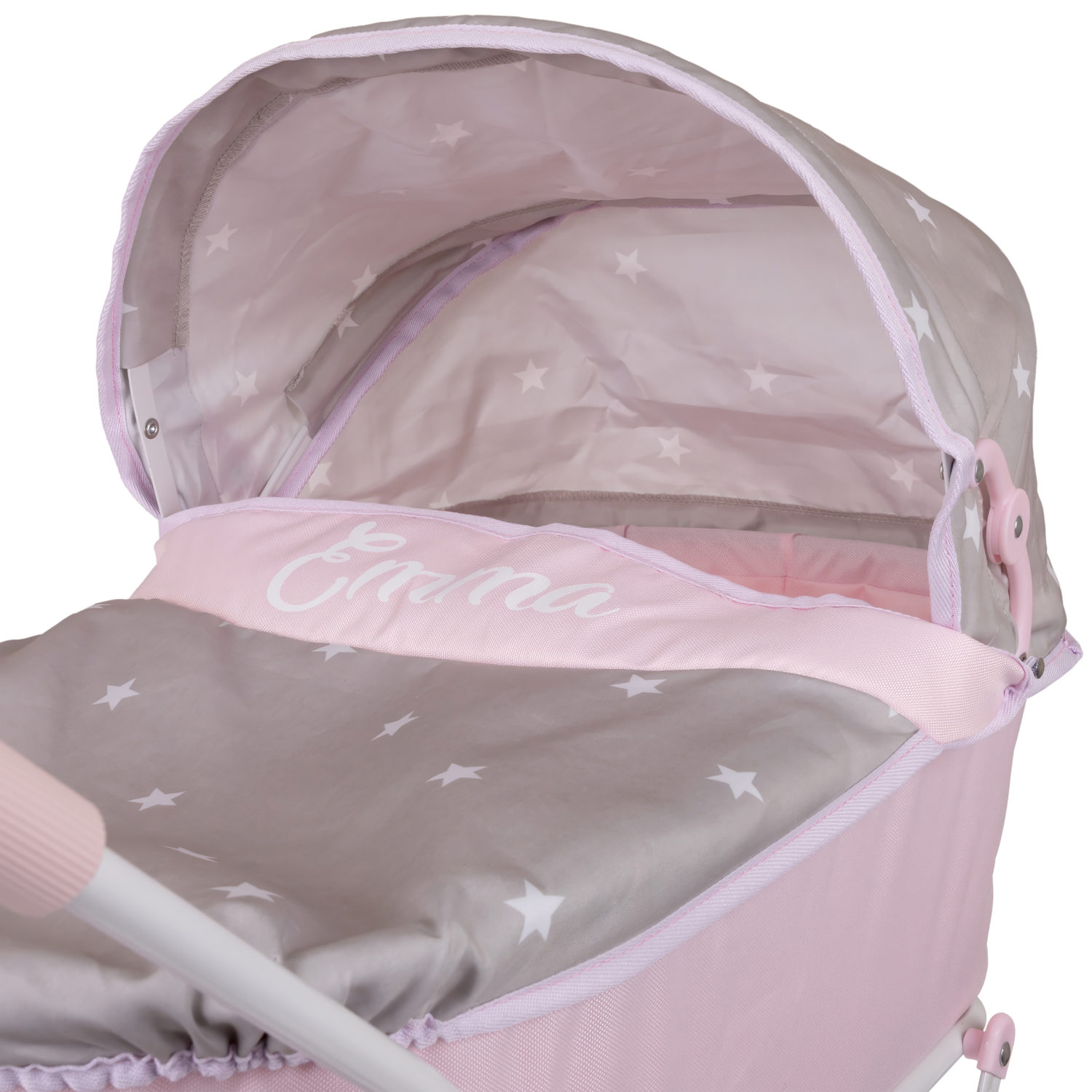 Коляска-люлька для кукол Arias детская, прогулочная, складная, большая, высокая, с сумкой