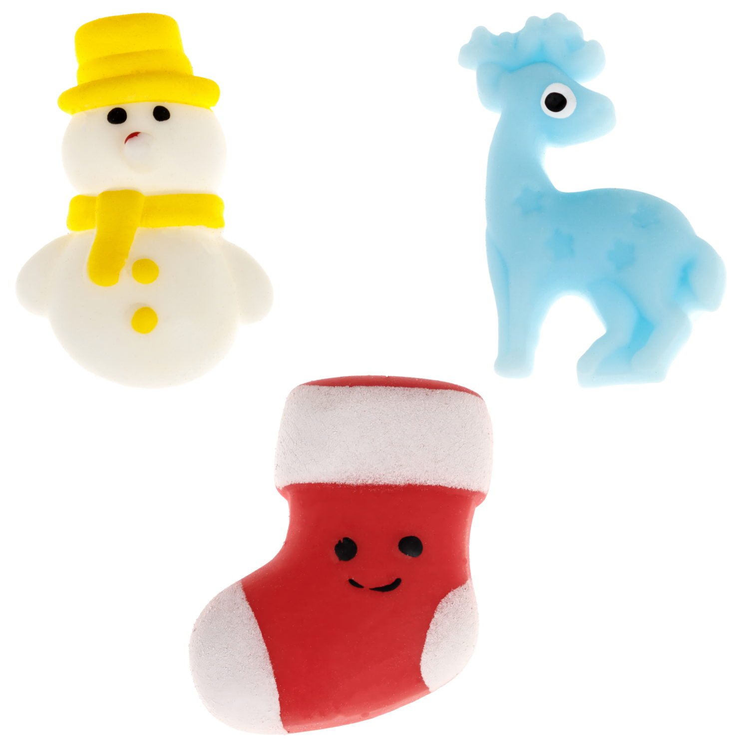 Таба сквиши 1TOY Крутой замес Новый год, 3 шт. в наборе 