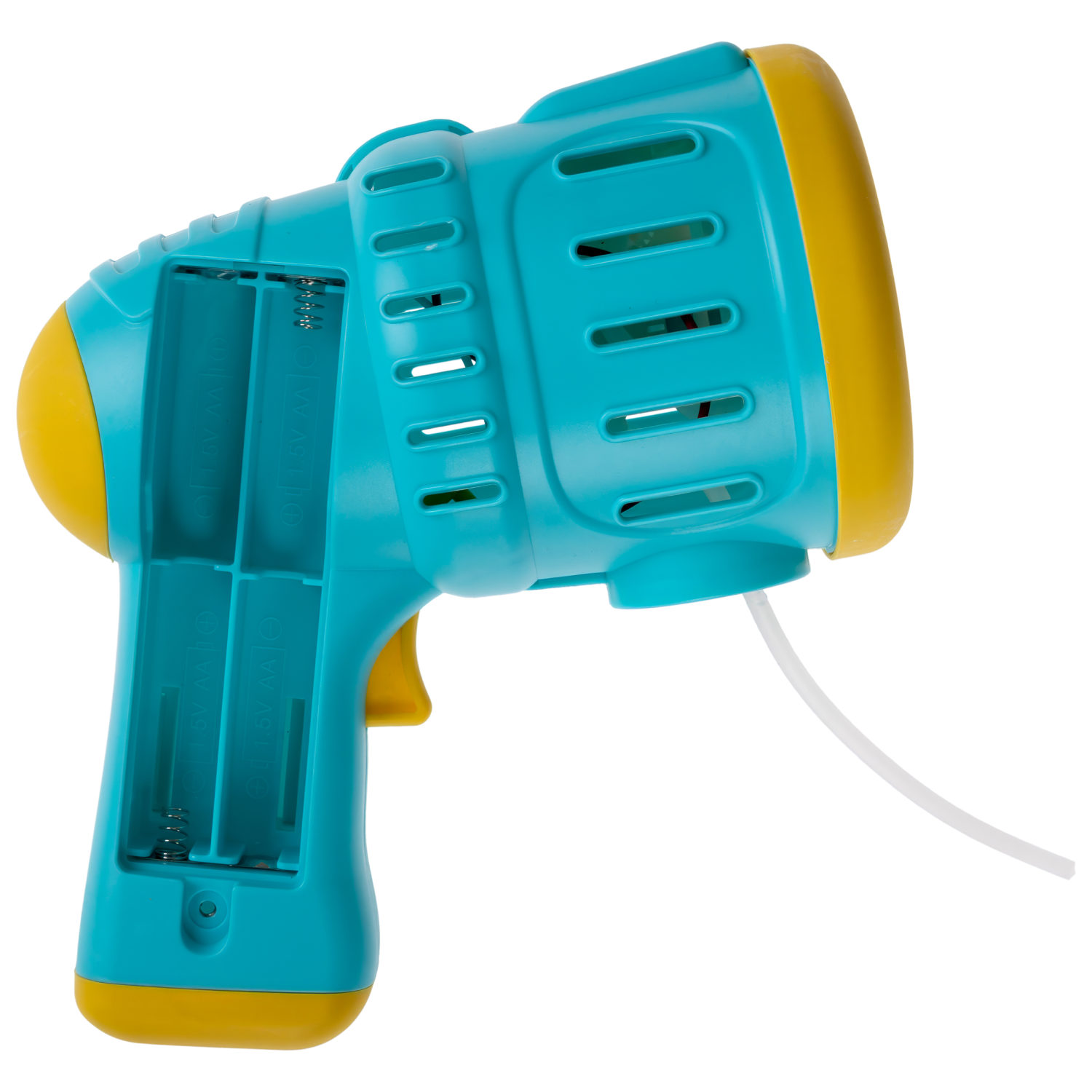 Пистолет для мыльных пузырей 1TOY Мы-шарики! Бластер космический со светом, 50 мл