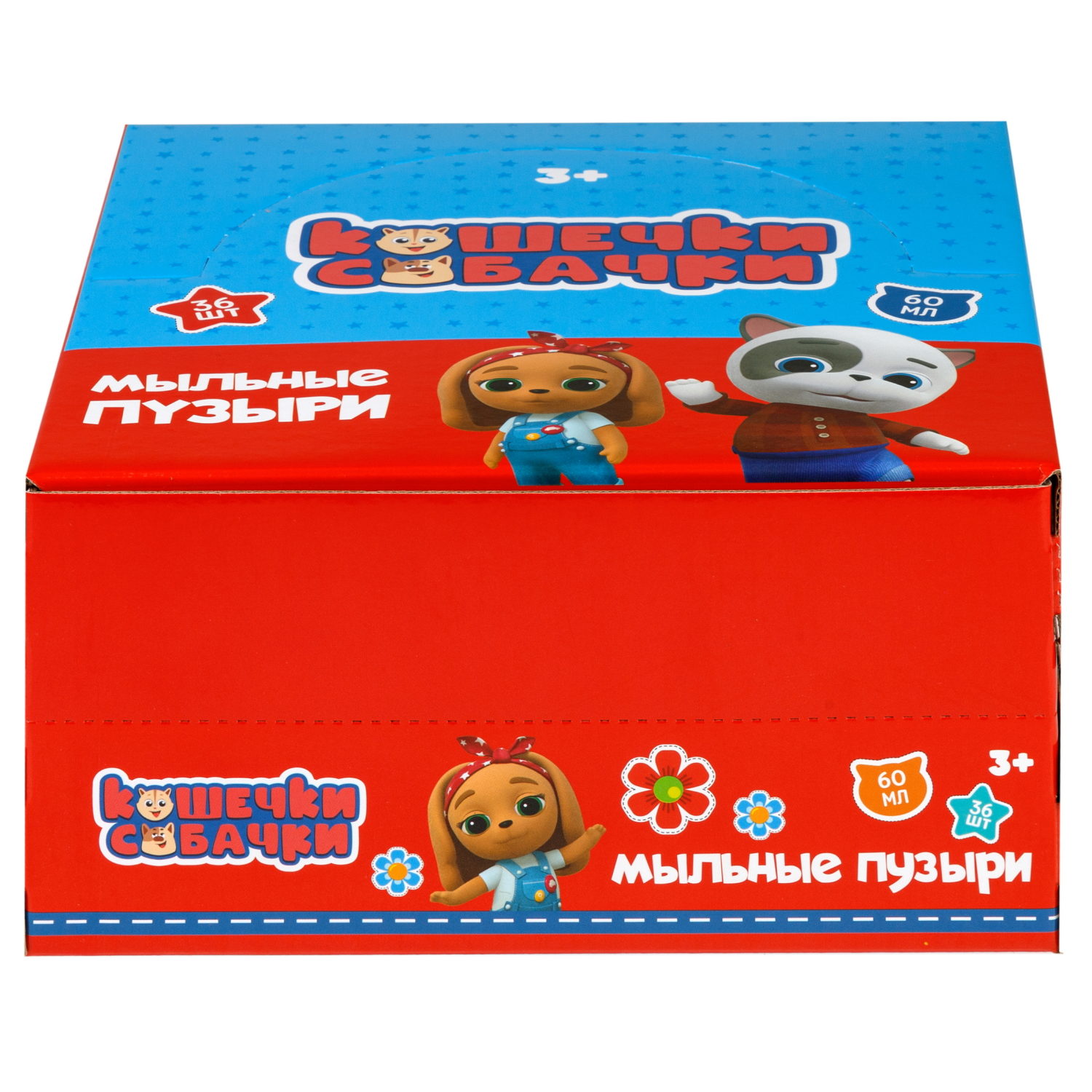 1TOY Кошечки-собачки, мыльные пузыри, 60 мл