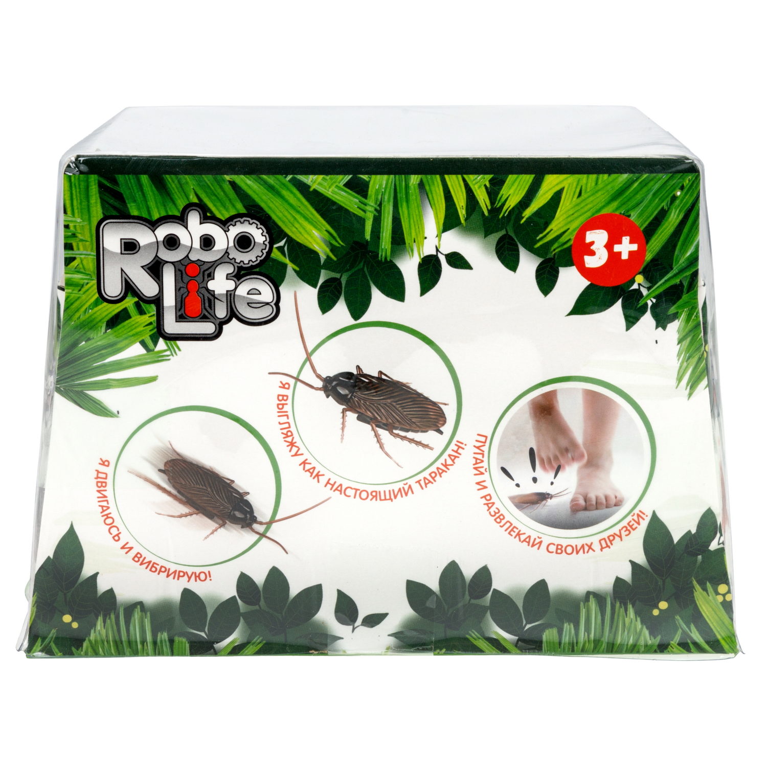 Интерактивная игрушка на батарейках 1TOY Robolife таракан