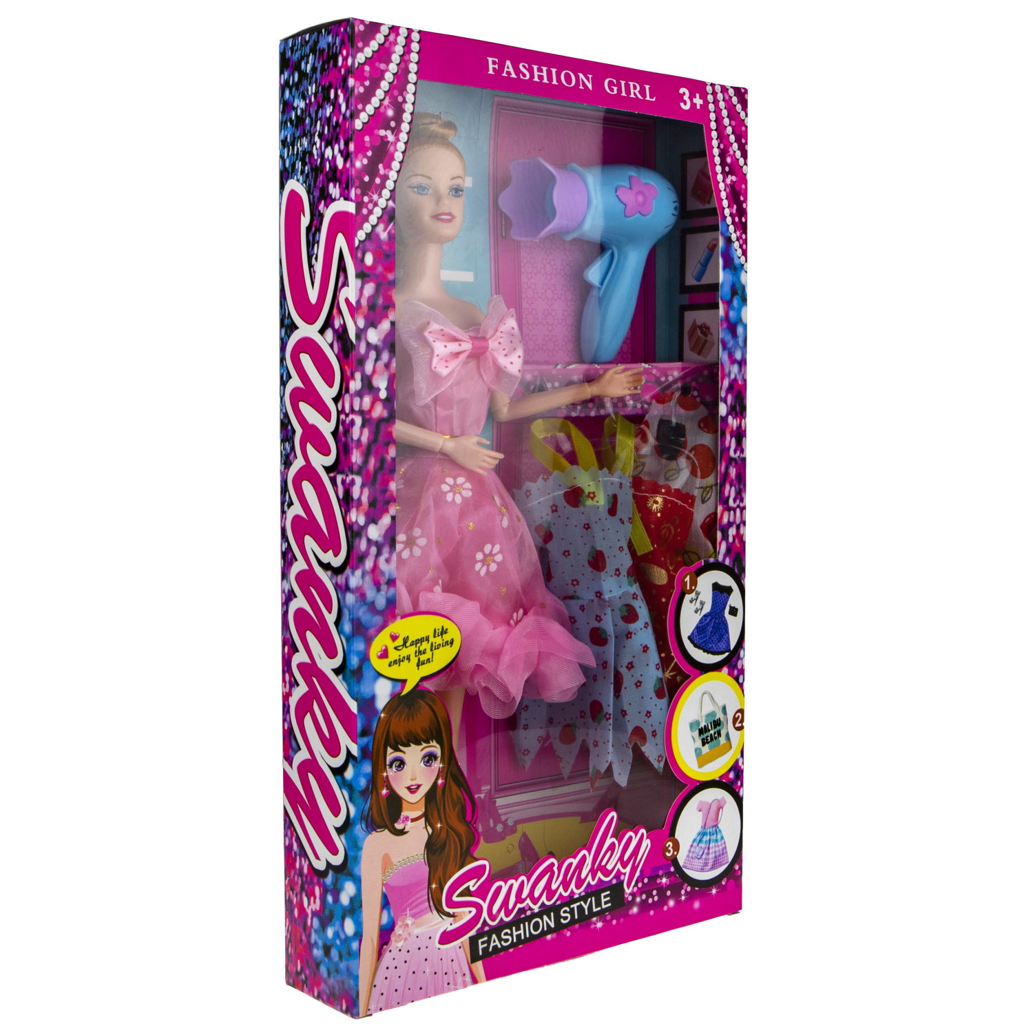 Кукла 29см с аксесс., в кор.18*4,5*32 см