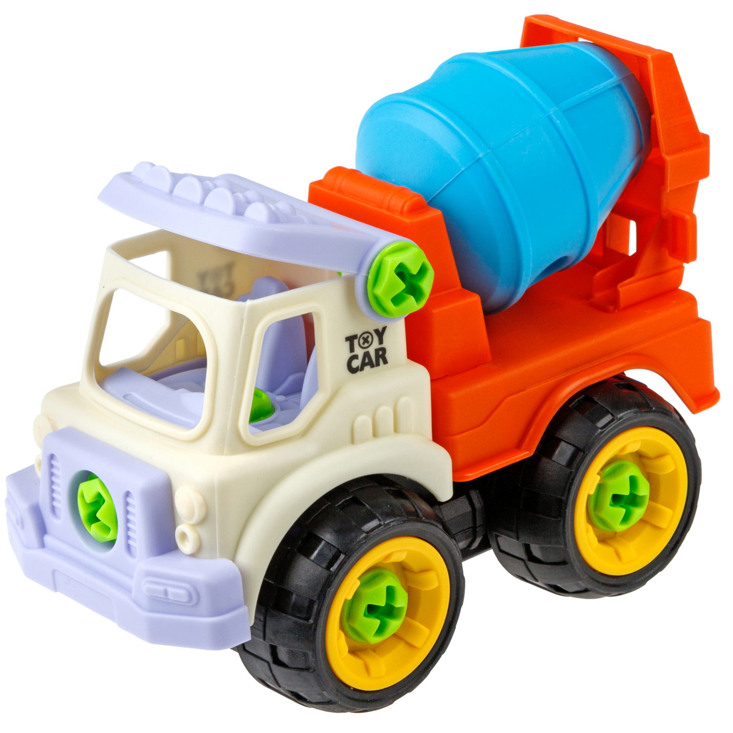 1toy Новостройка строительная техника, сборно-разборная, в асс. 4 вида (пакет)