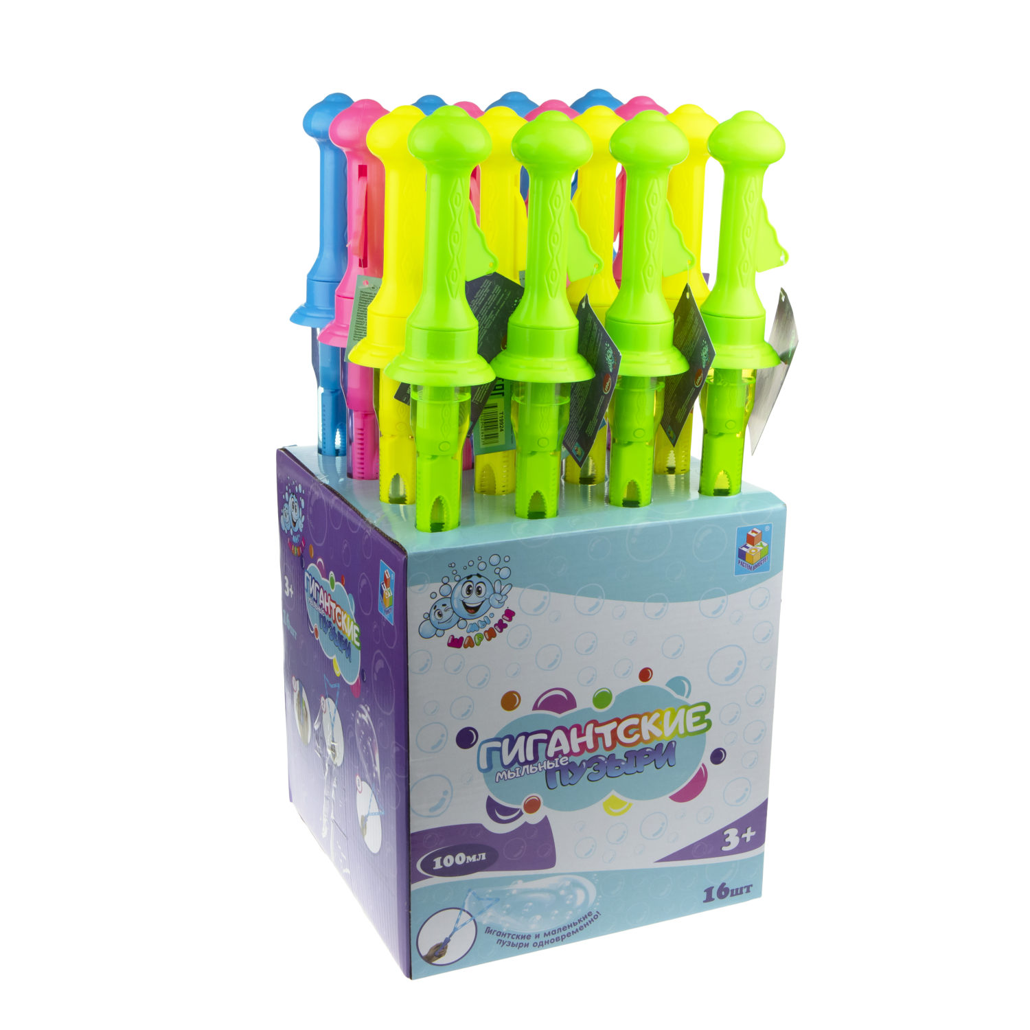 Мыльные пузыри 1TOY Мы-шарики! колба 30 мл