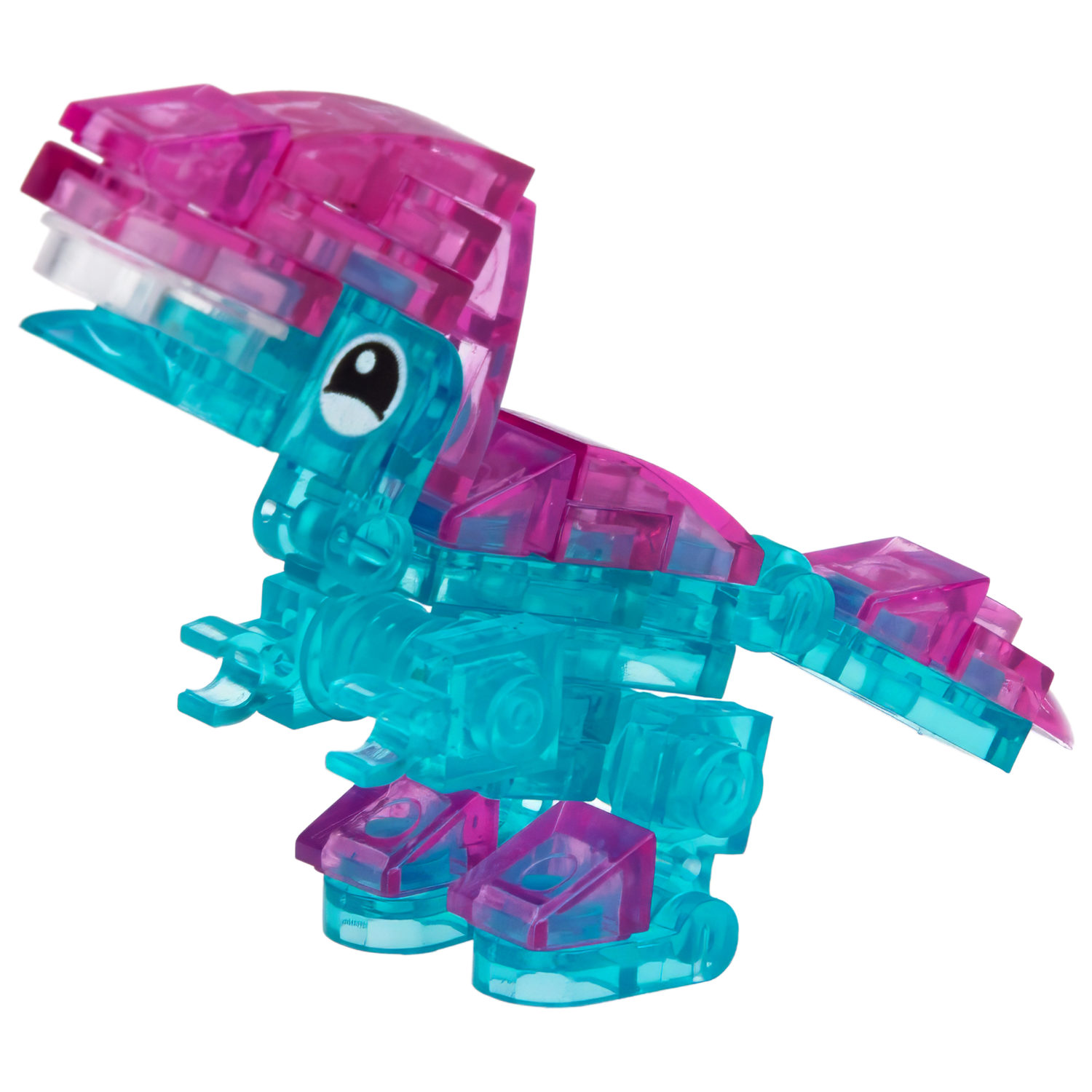 1Toy Blockformers "Планета динозавров" прозрач. блоки  (д/б 12 шт., в асс. 12 видов, коробка)