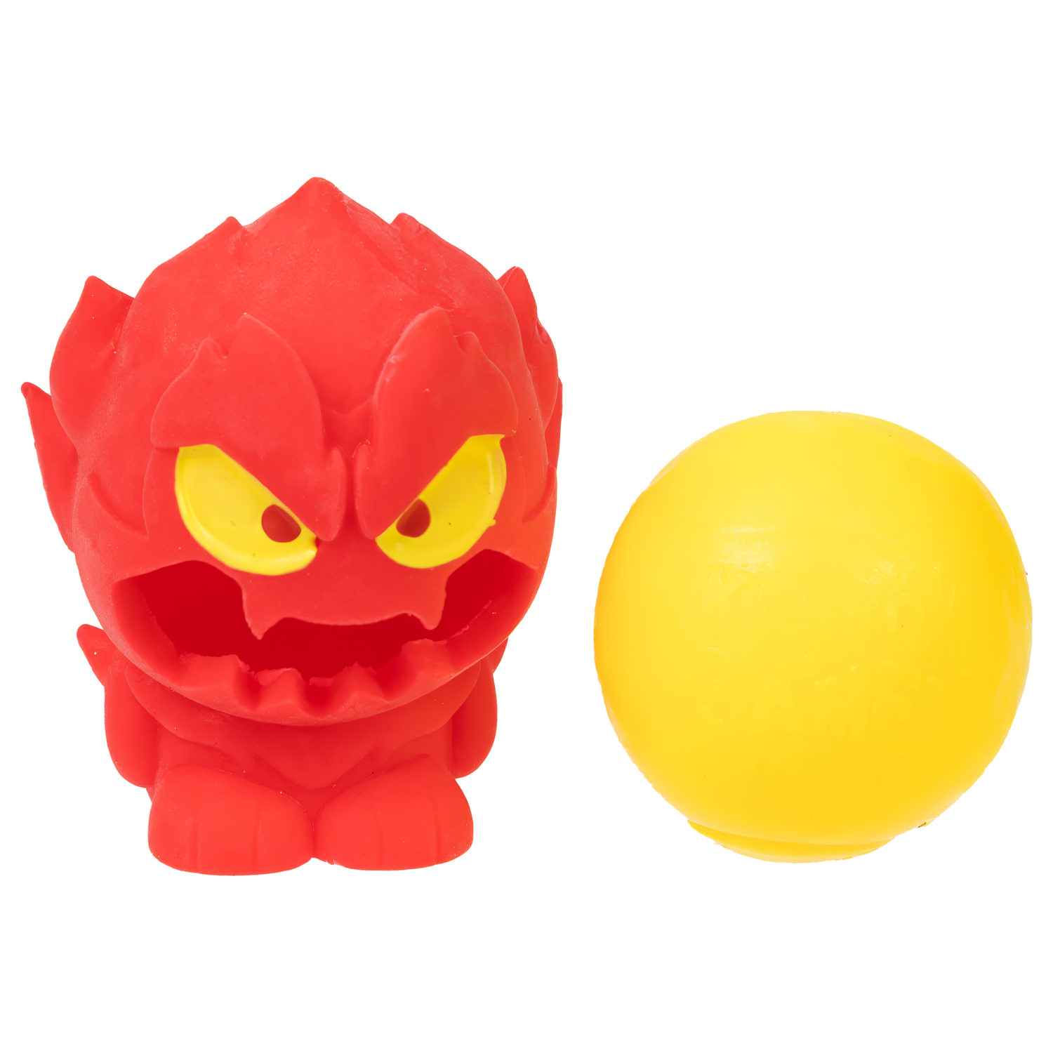 Игрушка-сюрприз 1TOY MONSTER BALL Крутой замес, антистресс, тянущиеся фигурки с шаром внутри, сквиши, 1 шт.