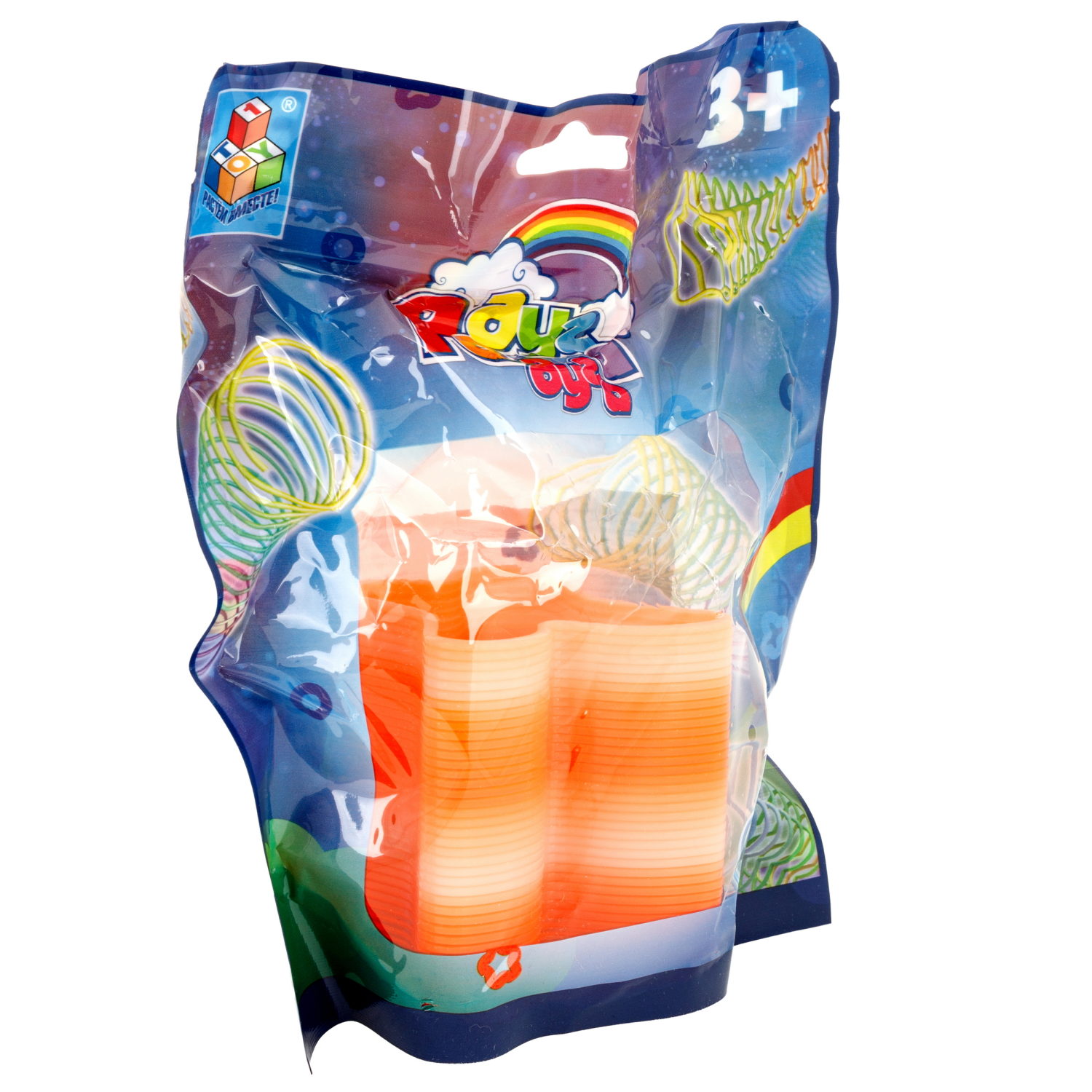 Пружинка радуга 1TOY «Радуга-дуга», 4 вида в ассортименте