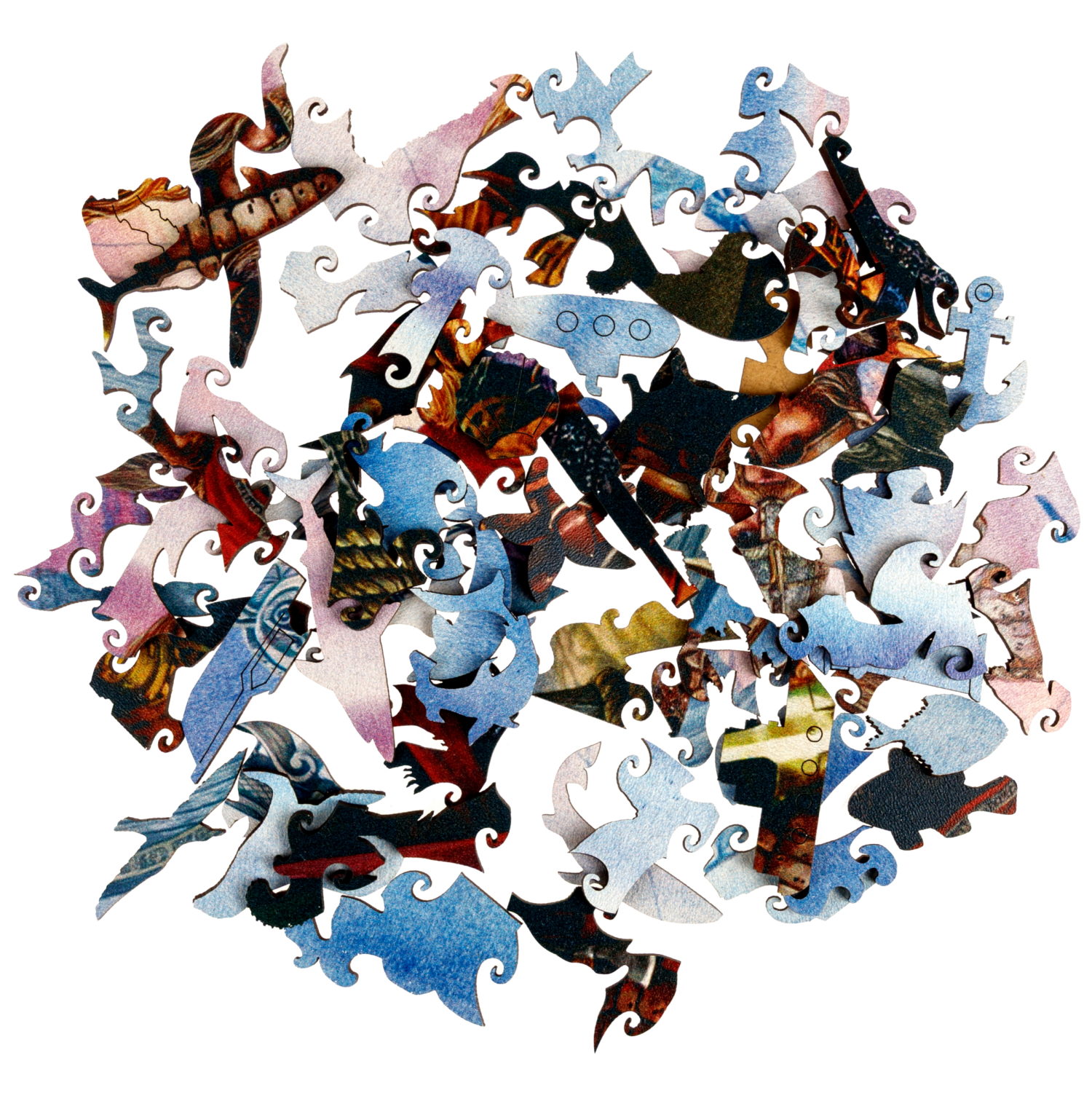 Деревянные пазлы Collection Animation Викинги, 150 деталей