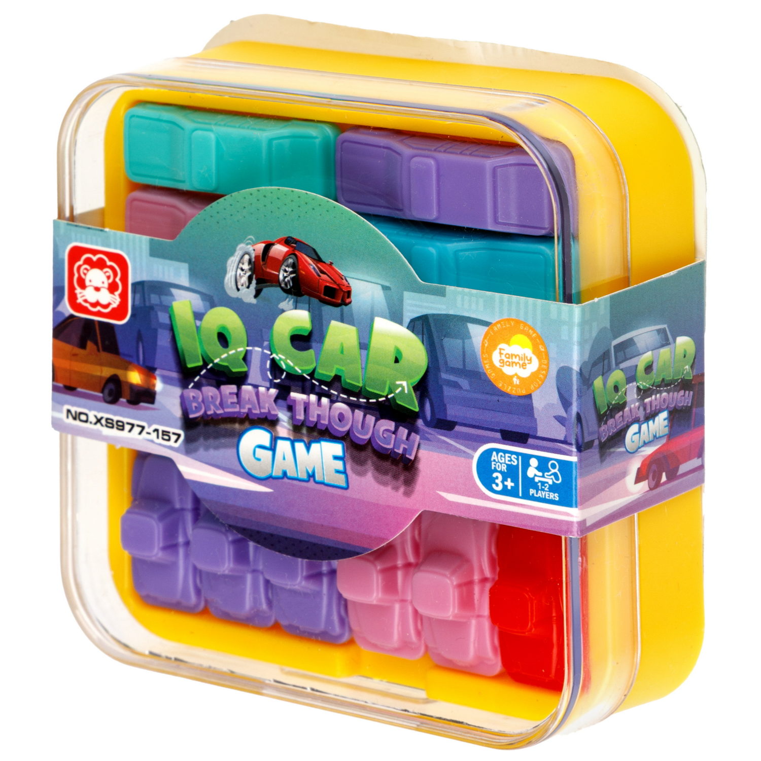 Настольная игра 1TOY Настольная игра IQ Автопарк 8,6х8,6х2,9 см