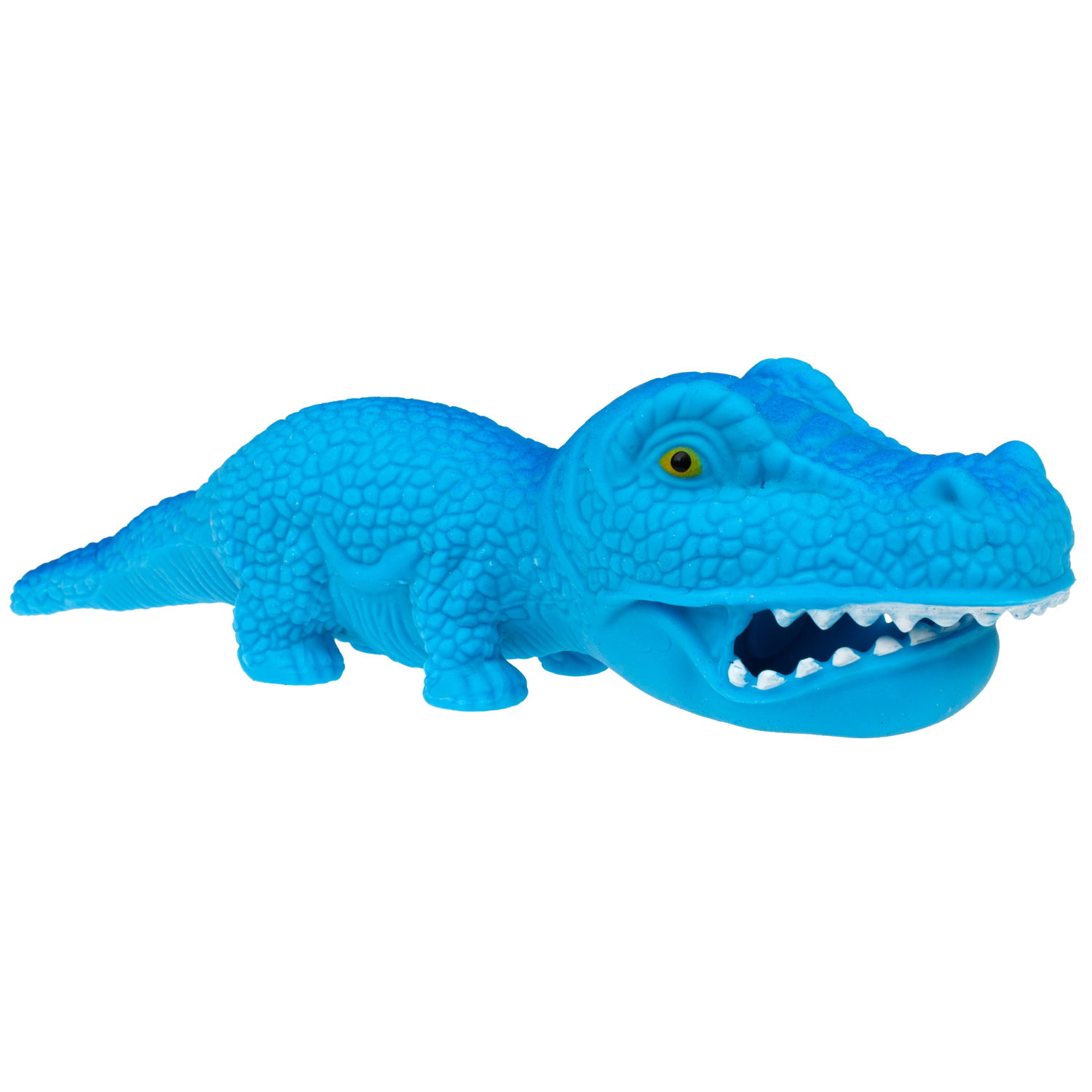 Игрушка-антистресс 1TOY Крутой замес «Крокозавр», синий