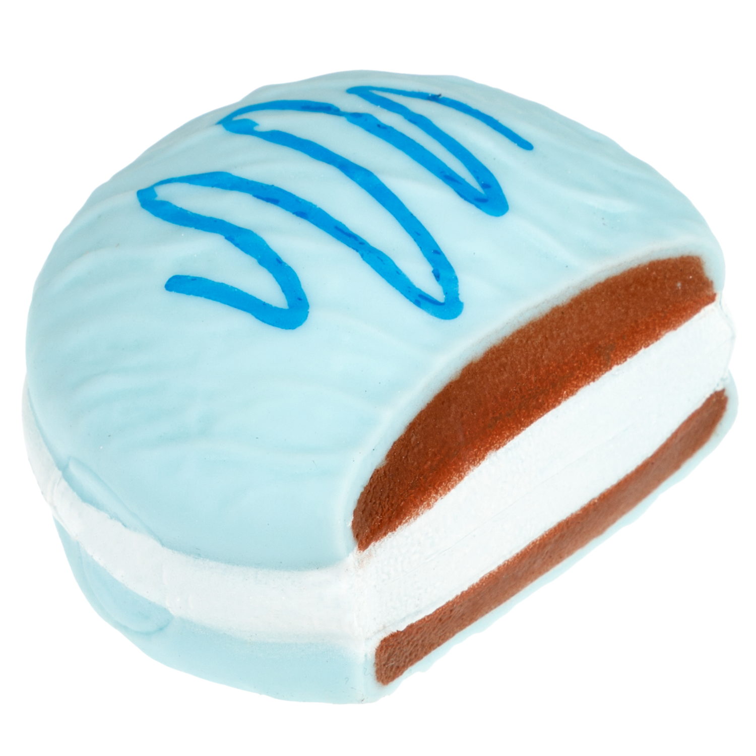 Антистресс-игрушка 1TOY Крутой замес Залиплющ Макарошка, 8х7,5х2,5 см, в ассортименте