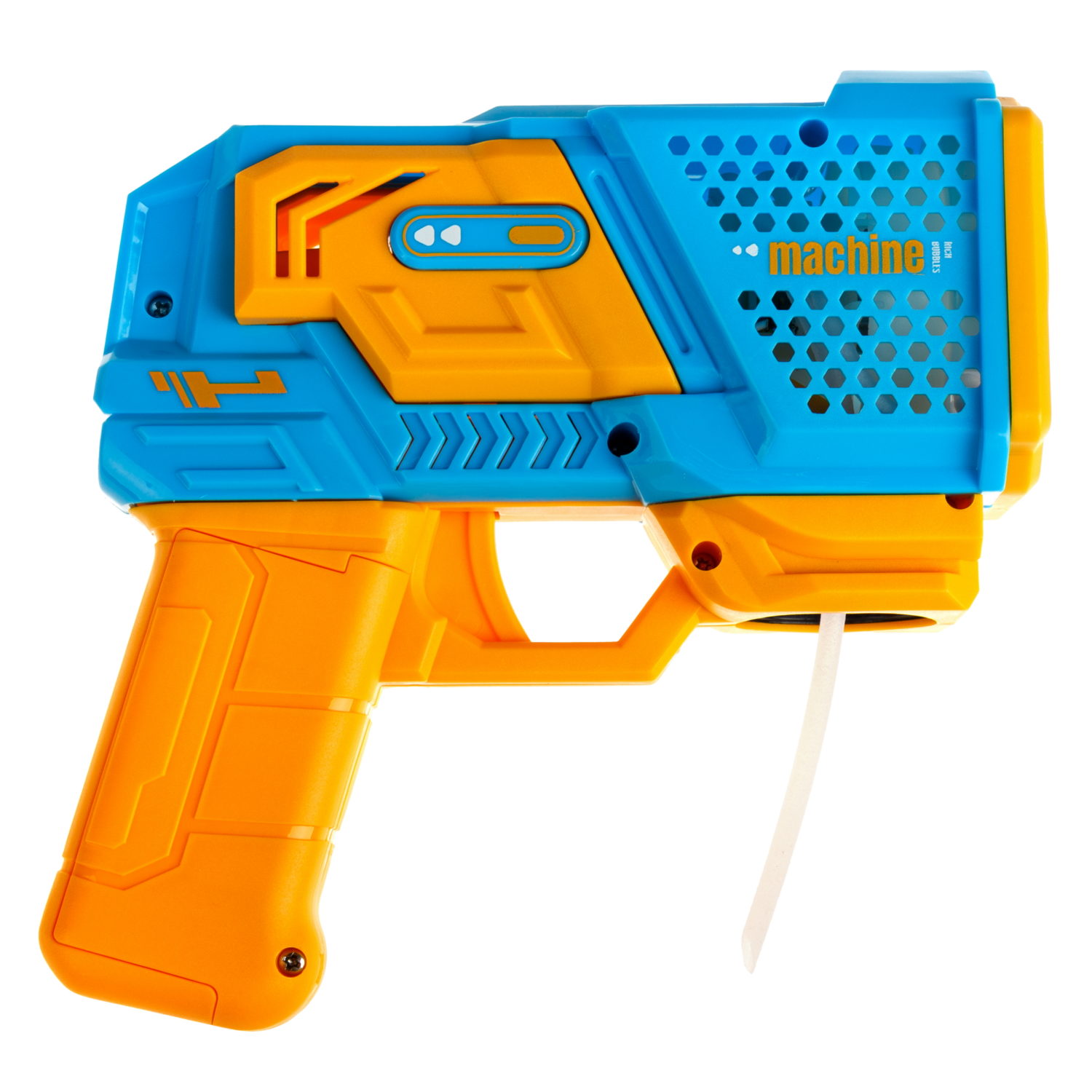 1toy Мы-шарики! игрушка для пуск. мыл. пуз. на бат. Бластер 15*16 см со свет эфф, 1* 90 мл, коробка, желт