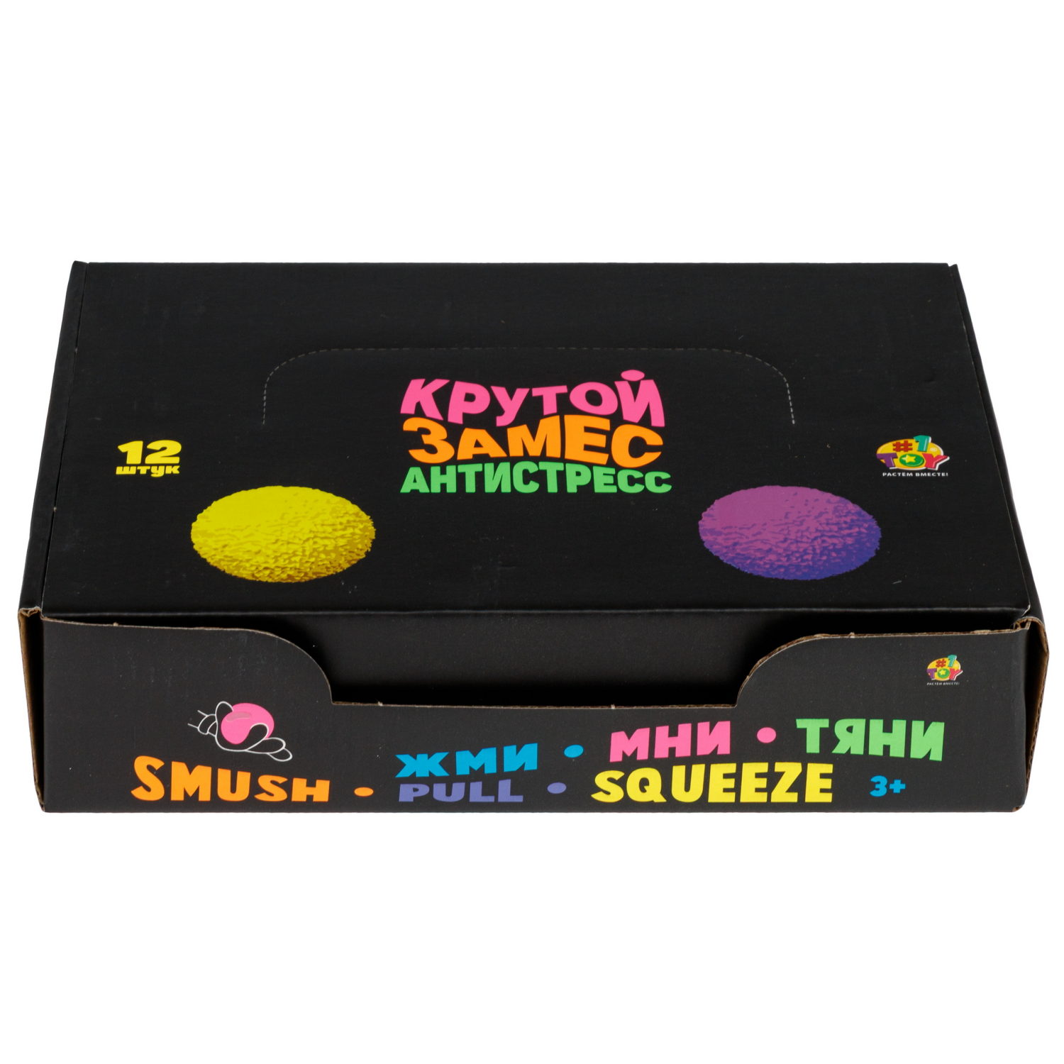 Антистресс-игрушка 1TOY Крутой замес шар с пушистой текстурой, 6 см, в ассортименте