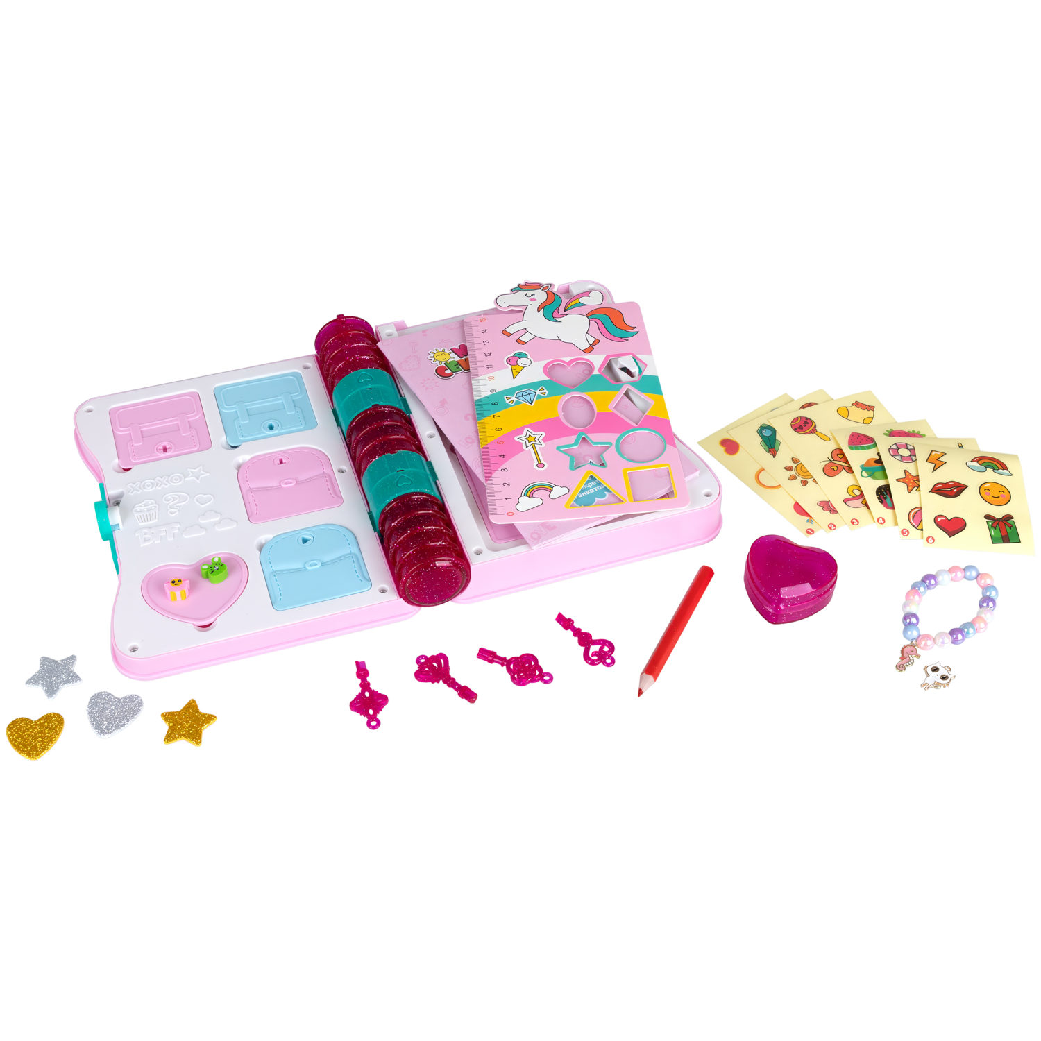 Funlockets Дневник с секретами Magic, 30+ сюрпризов, игровой набор для девочки