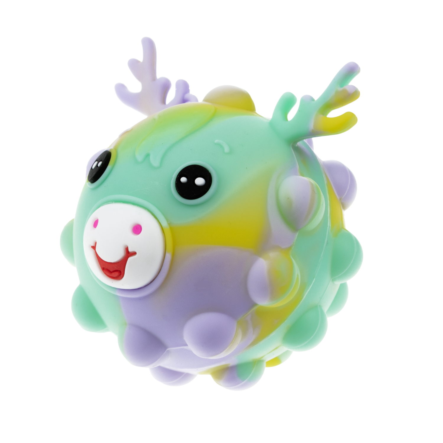 1toy Жмяка оленёнок, 6,5 см, 12 шт. в д/б