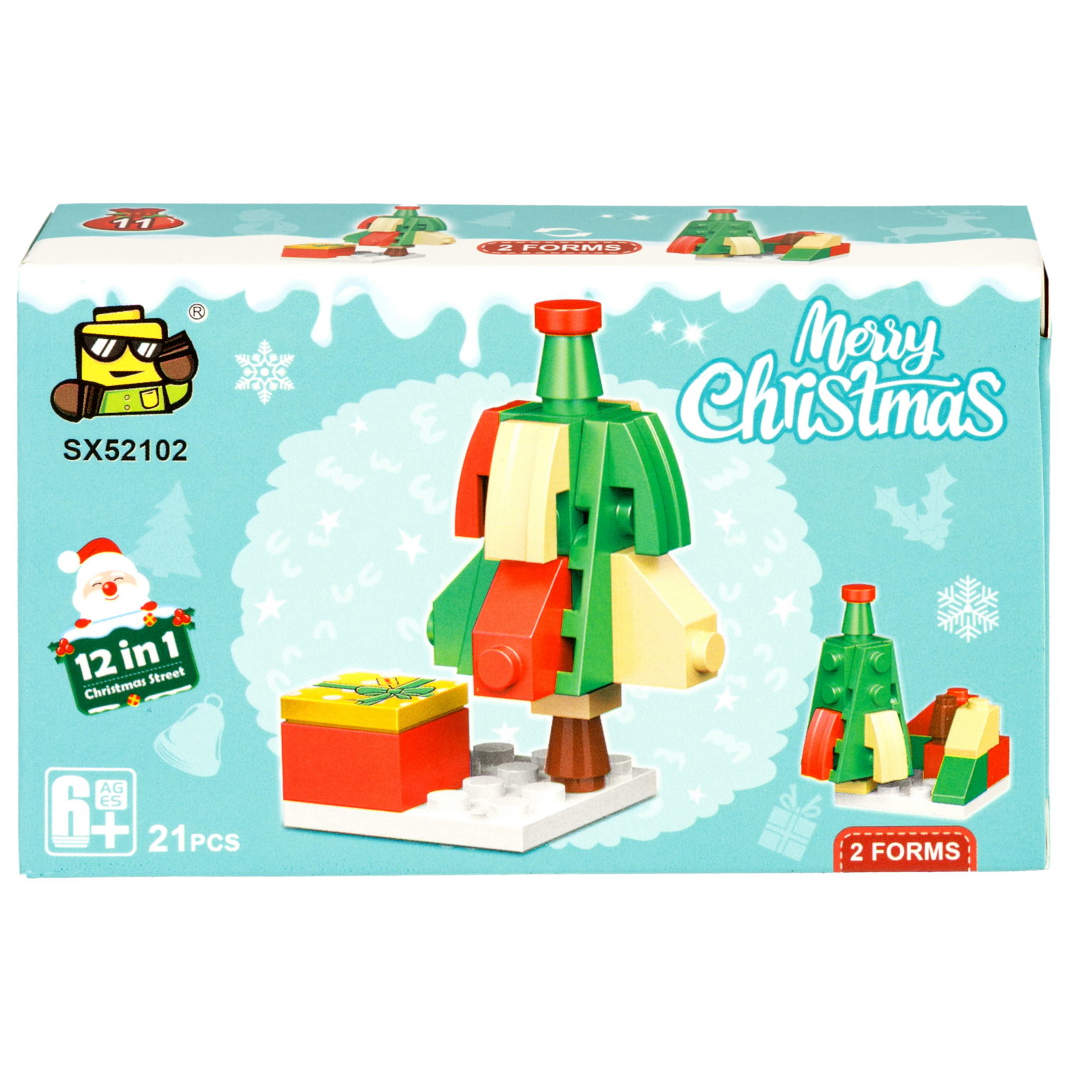 Конструктор 1TOY Blockformers С Новым годом! 12 видов, от 23 до 29 деталей