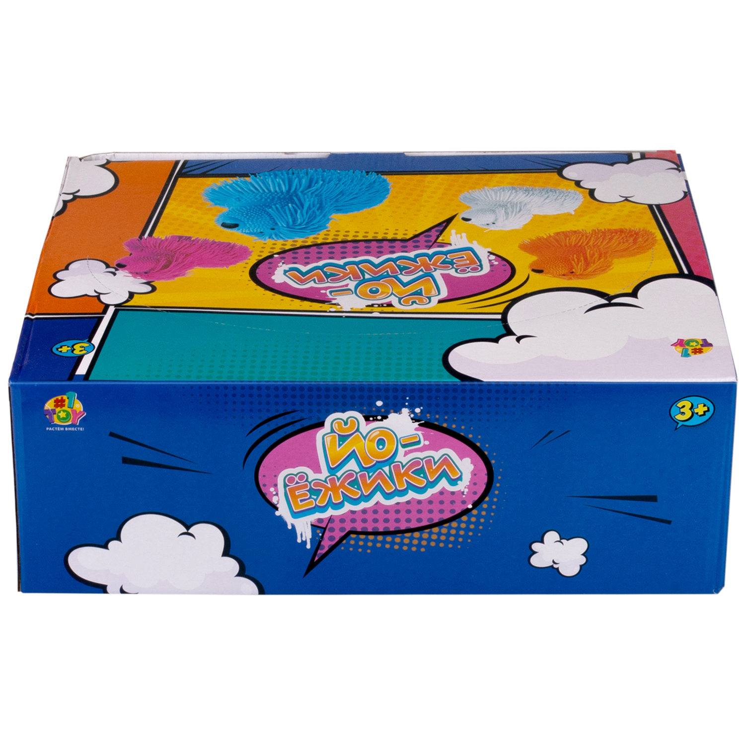 Игрушка-антистресс для рук 1toy Йо-Ёжики, "Собака" 20 см, 4 цвета в ассортименте