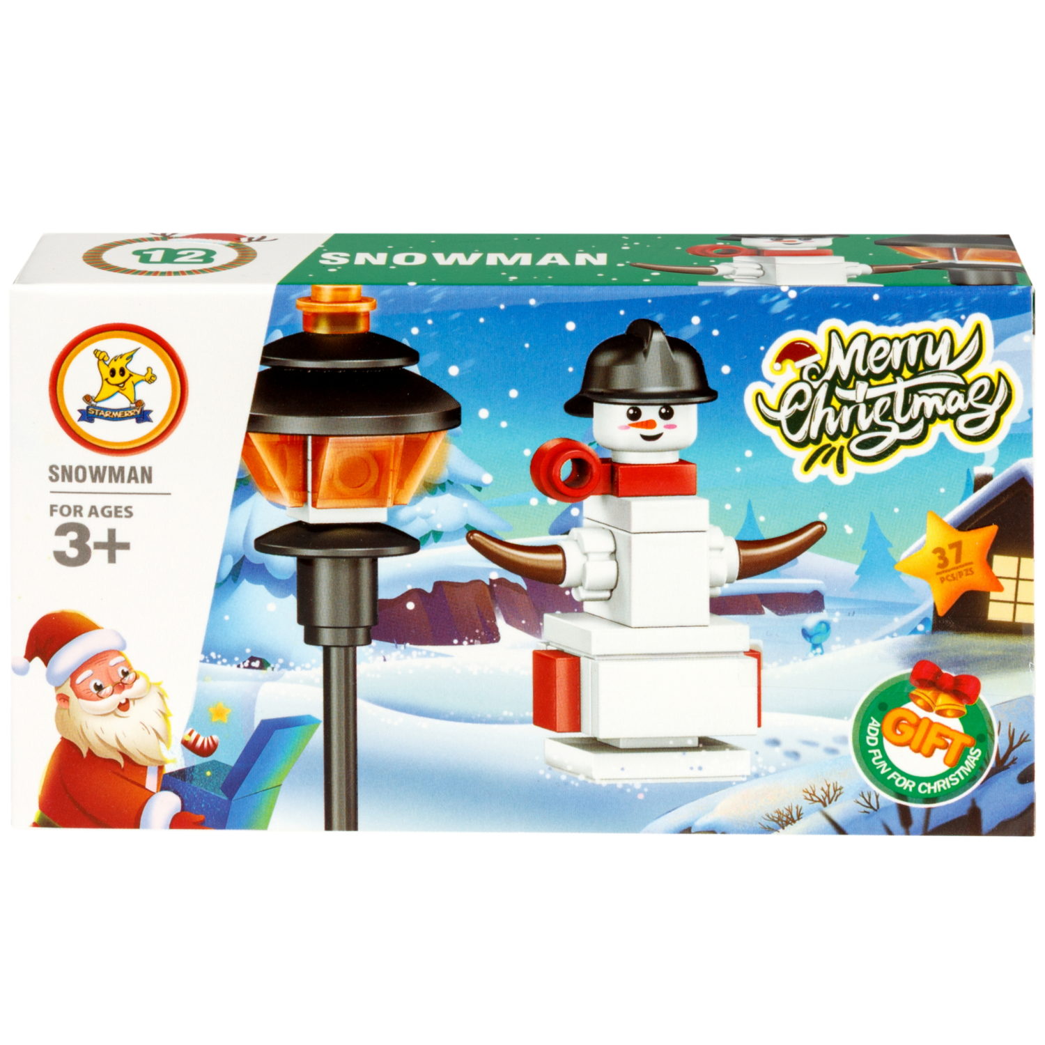 Конструктор 1TOY Blockformers "Рождество" 12 видов,  от 22 до 46 деталей