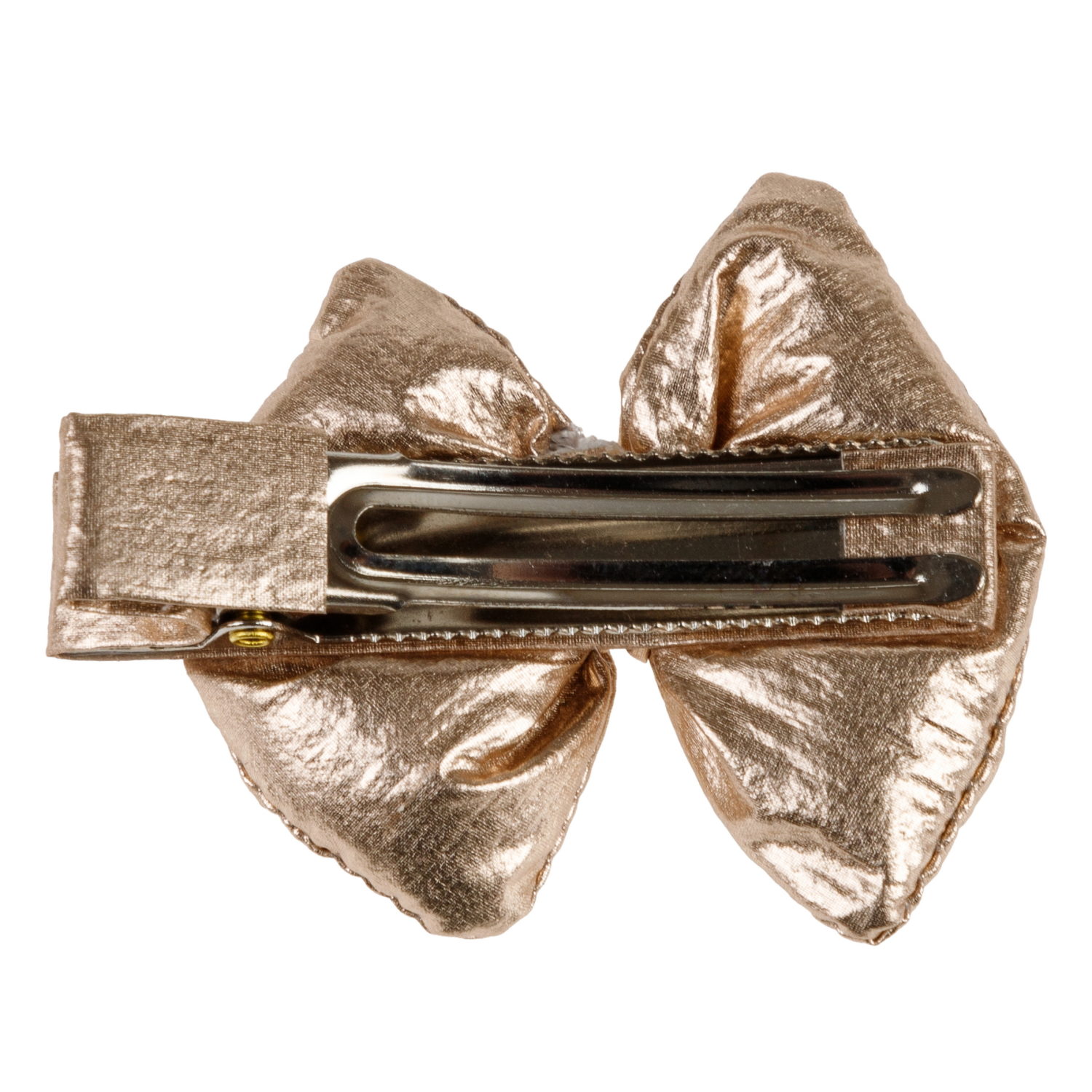 Lukky Fashion набор из 3 аксес.д.волос Бантики "Металлизированная кожа":2 резинки,1 заколка-зажим,5 цв.микс