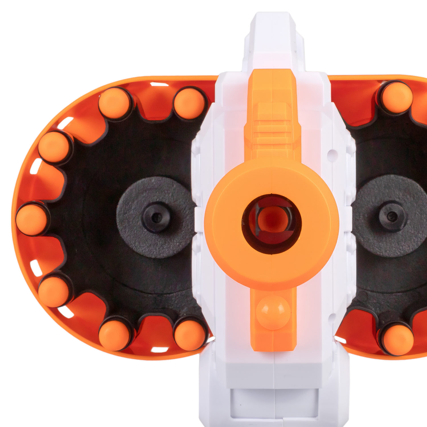 1toy Funmax "A71" бластер электрический, 2 барабана на 10 выстрелов, в комплекте 36 EVA снарядов