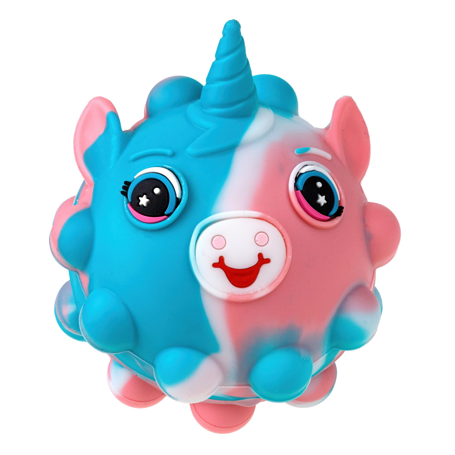 1TOY Жмяка Hit Pop It "Единорог" 7 см, 4 вида в ассортименте