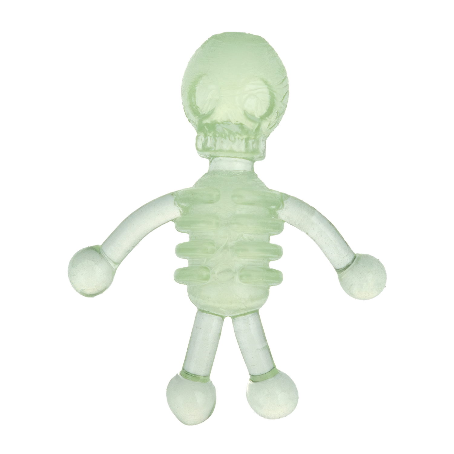 Игрушки-антистресс светящиеся в темноте 1TOY Залипушки "Скелеты", в упаковке 