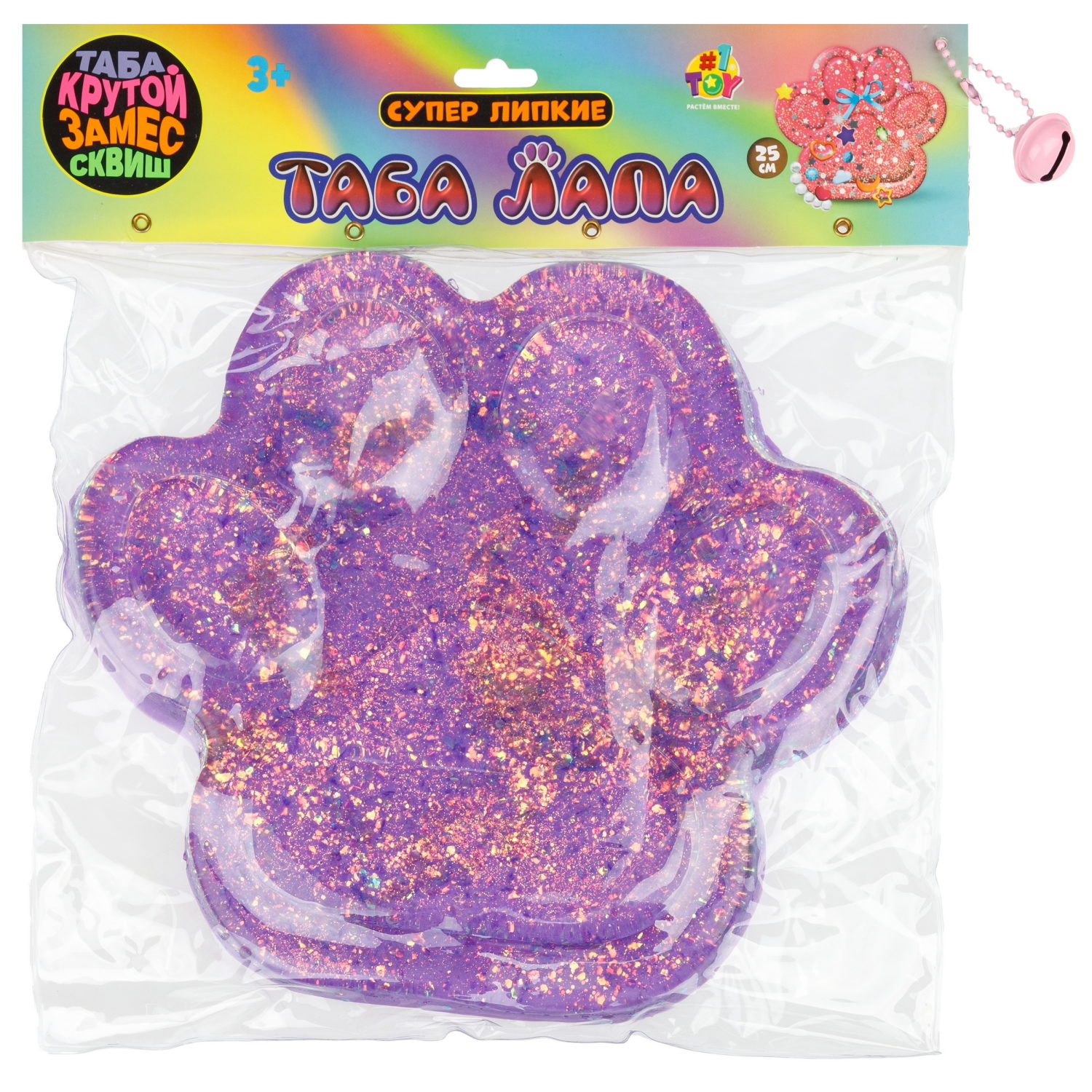 Таба лапа большая 1TOY Крутой замес, 25х3,5 см, в ассортименте