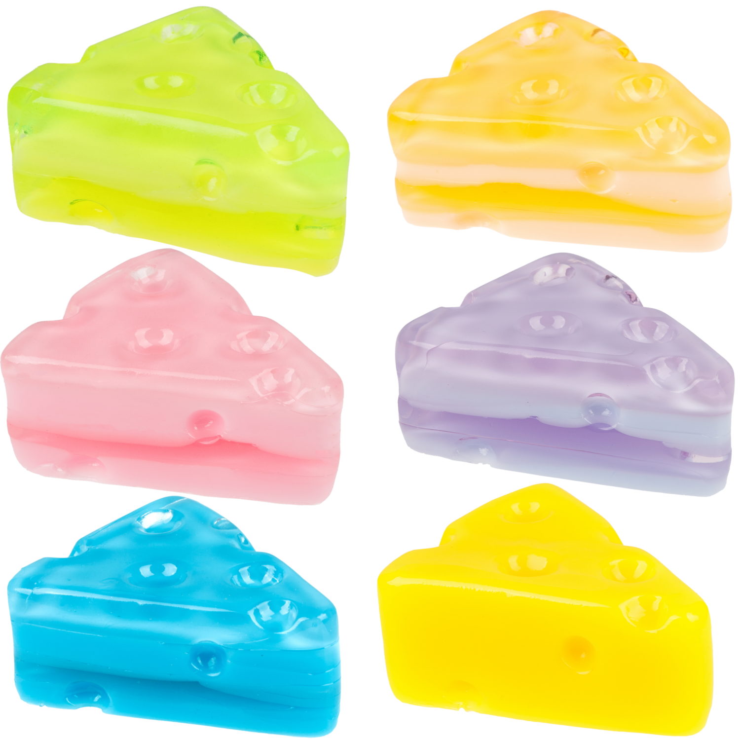 Игрушка-антистресс 1TOY Крутой замес Супергель сыр, 8х6,5 см