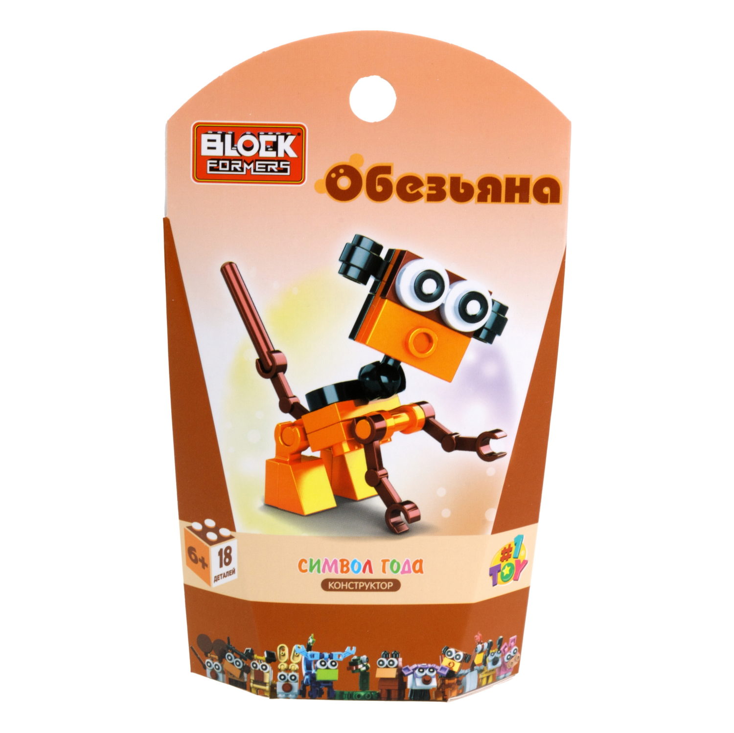 1TOY конструктор Blockformers "Символ года", 12 видов в ассортименте