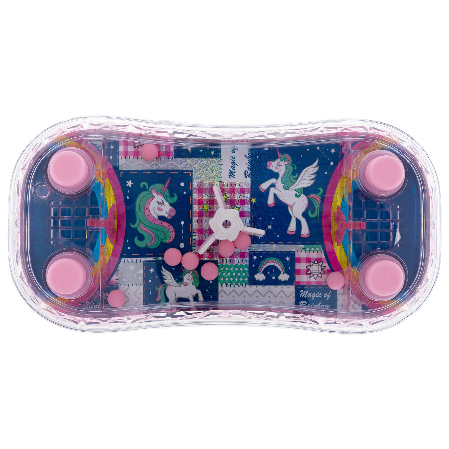 1TOY Игра с водой Забрось мячики  Единороги, 3 вида в ассортименте