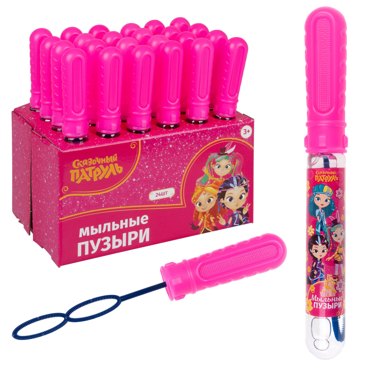Мыльные пузыри 1TOY Сказочный патруль, 60 мл